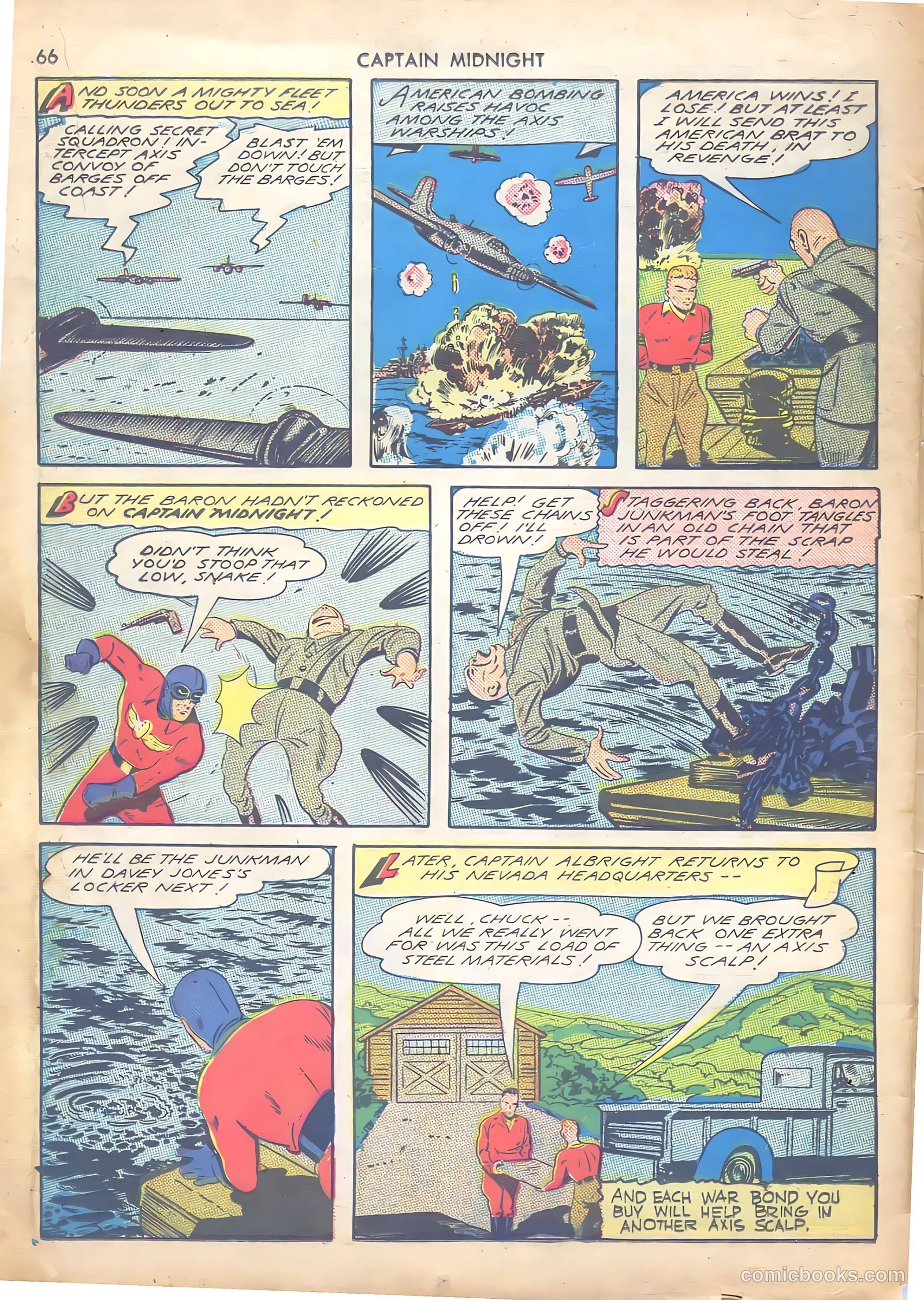 Captain Midnight #4 (1942) — page 67 of 69
