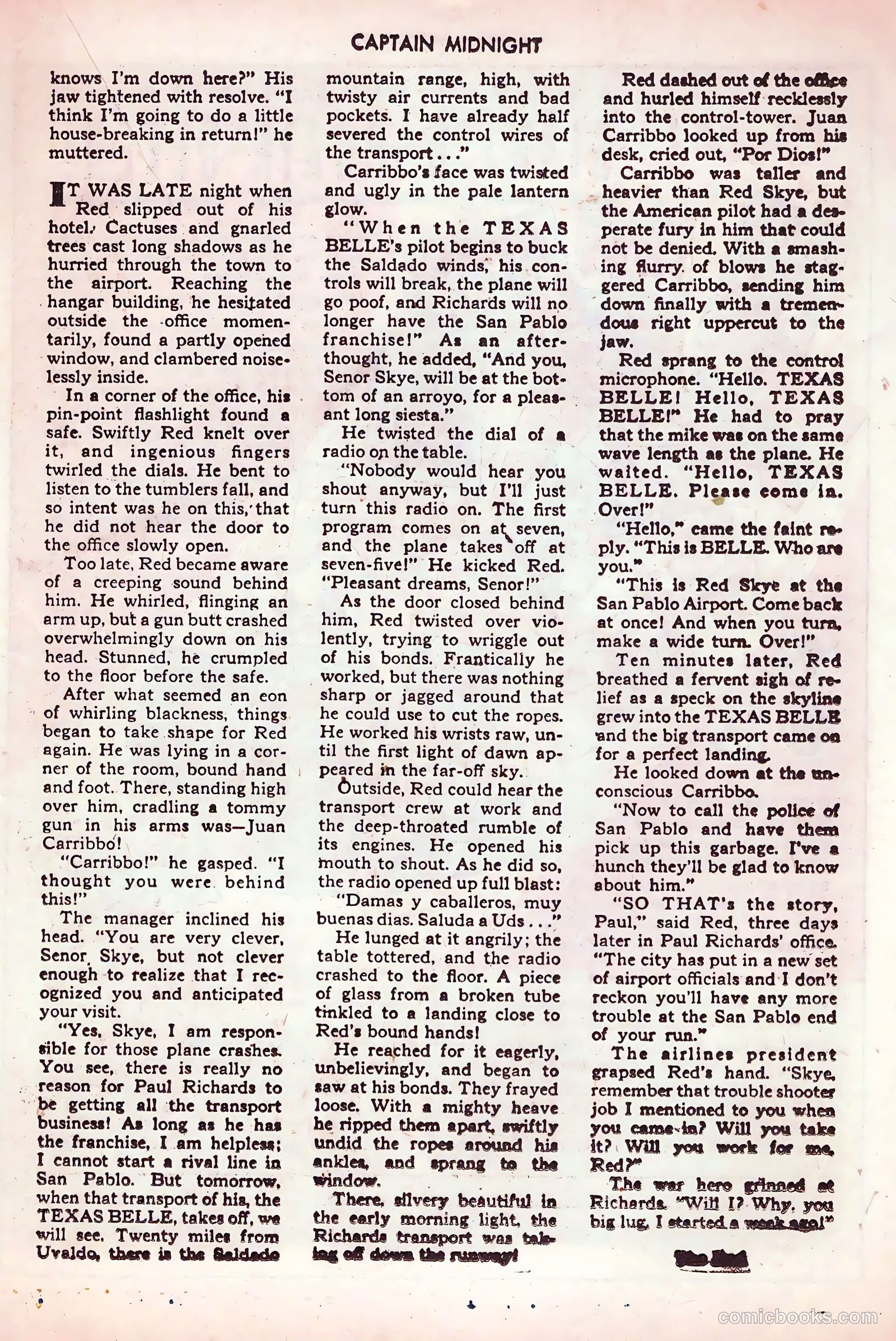 Captain Midnight #41 (1946) — page 35 of 52
