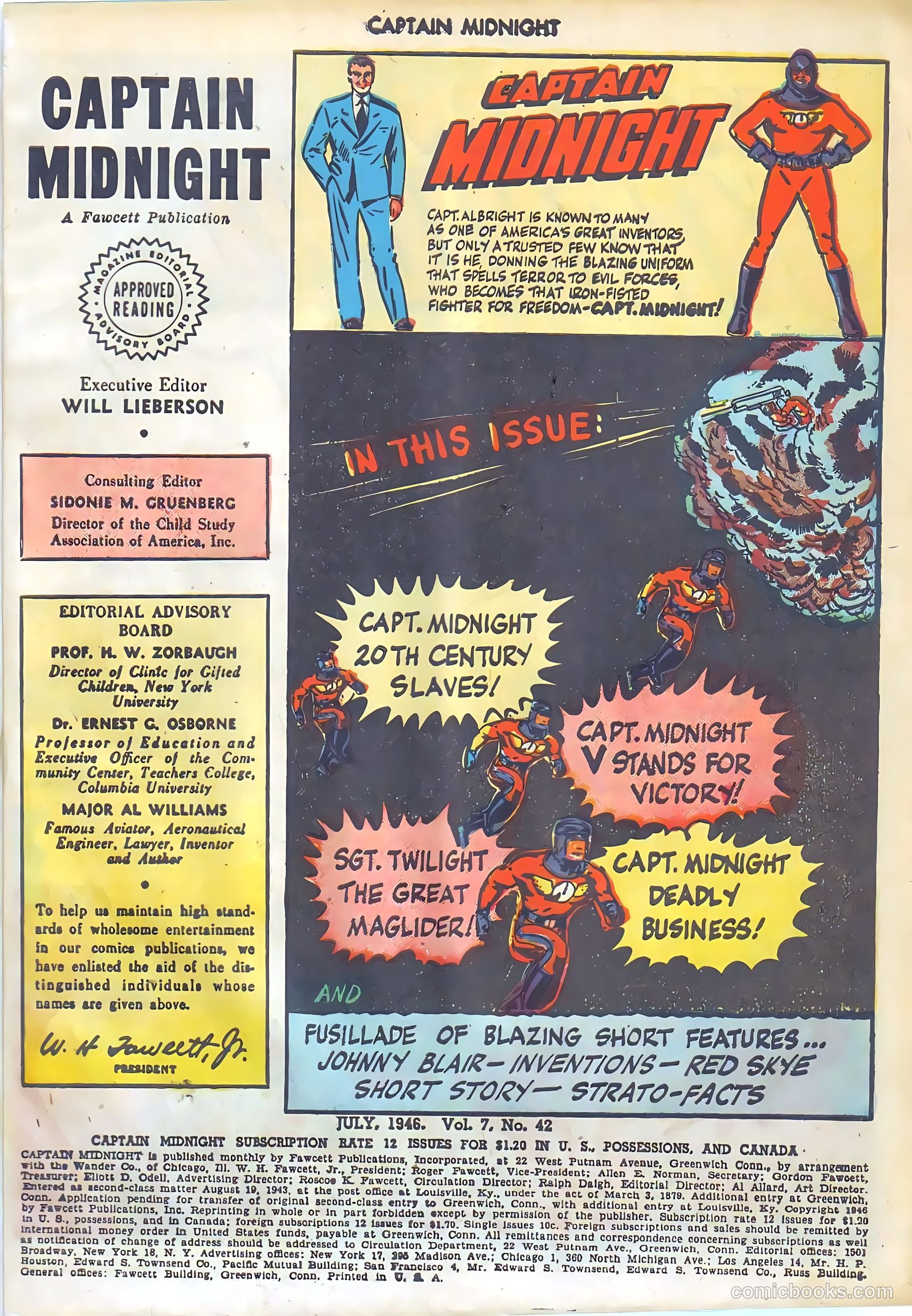 Captain Midnight #42 (1946) — page 3 of 52