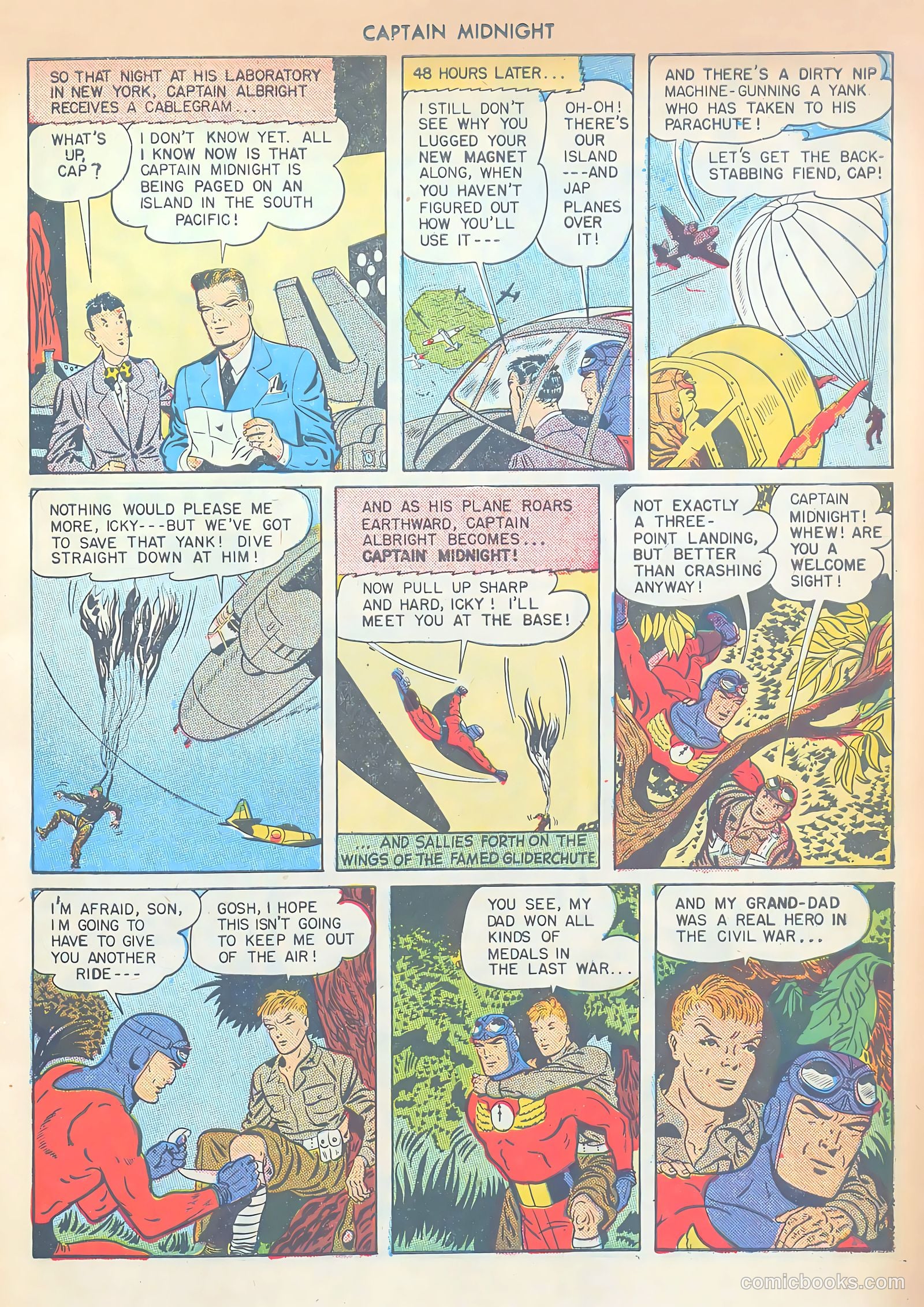 Captain Midnight #44 (1946) — page 19 of 52