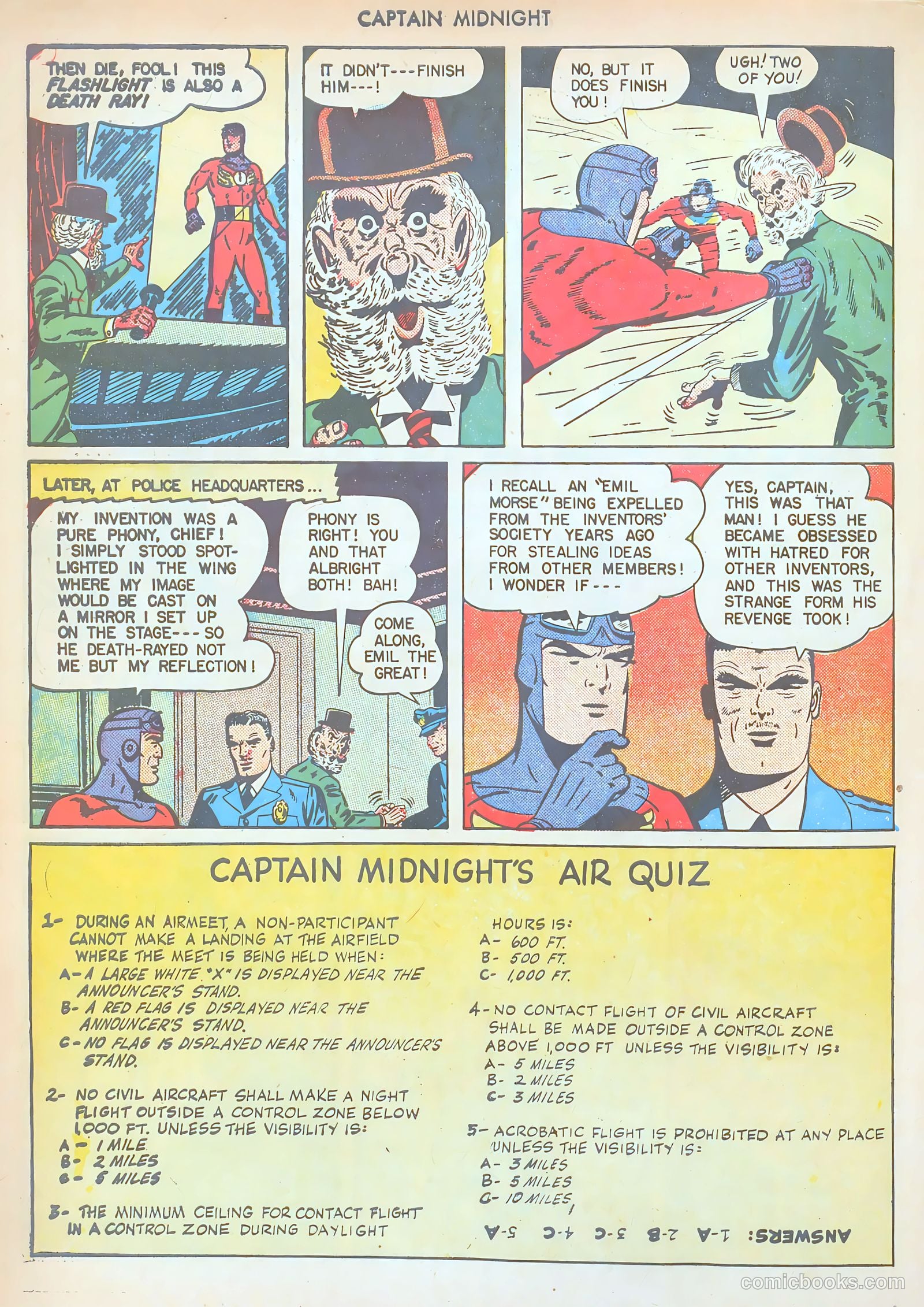 Captain Midnight #44 (1946) — page 50 of 52