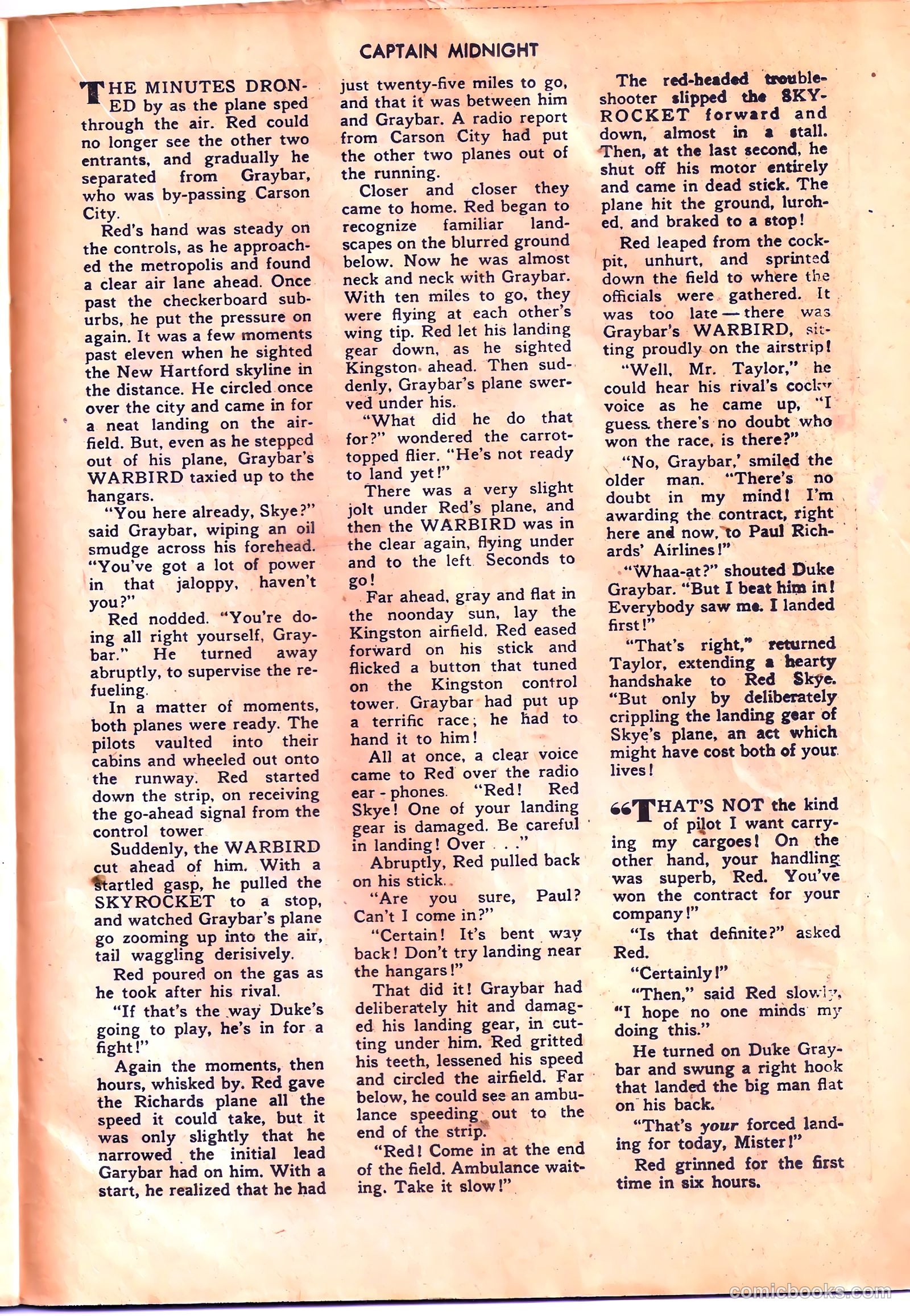 Captain Midnight #45 (1946) — page 35 of 52