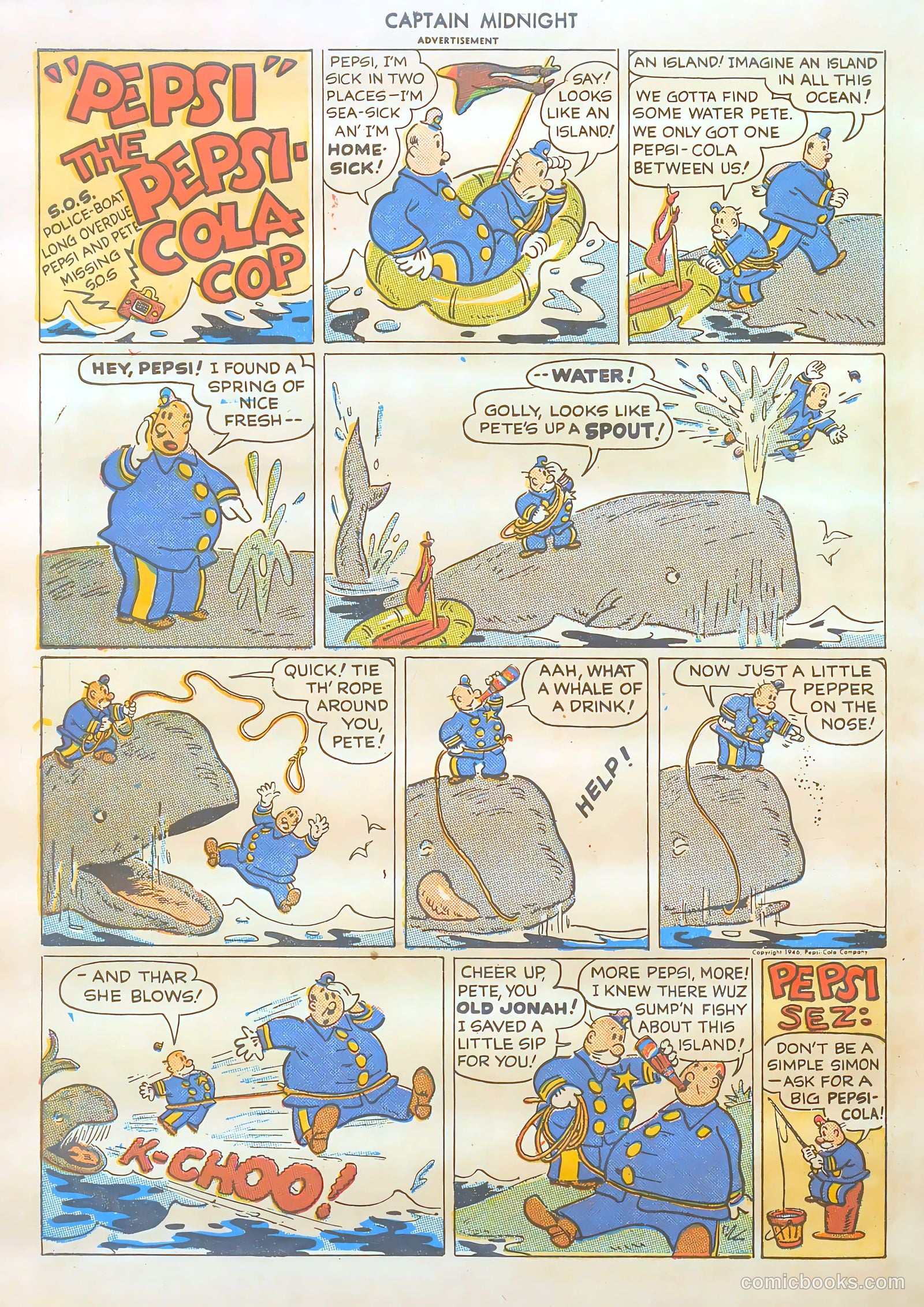 Captain Midnight #47 (1946) — page 50 of 52