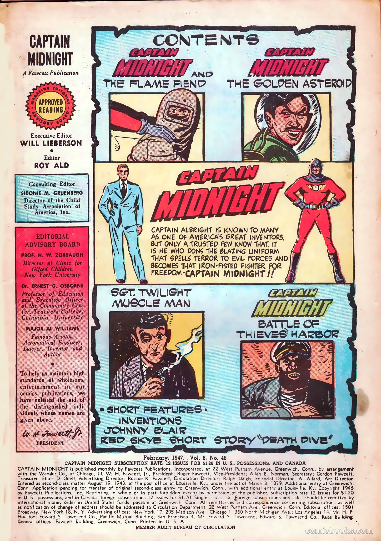 Captain Midnight #48 (1947) — page 3 of 52