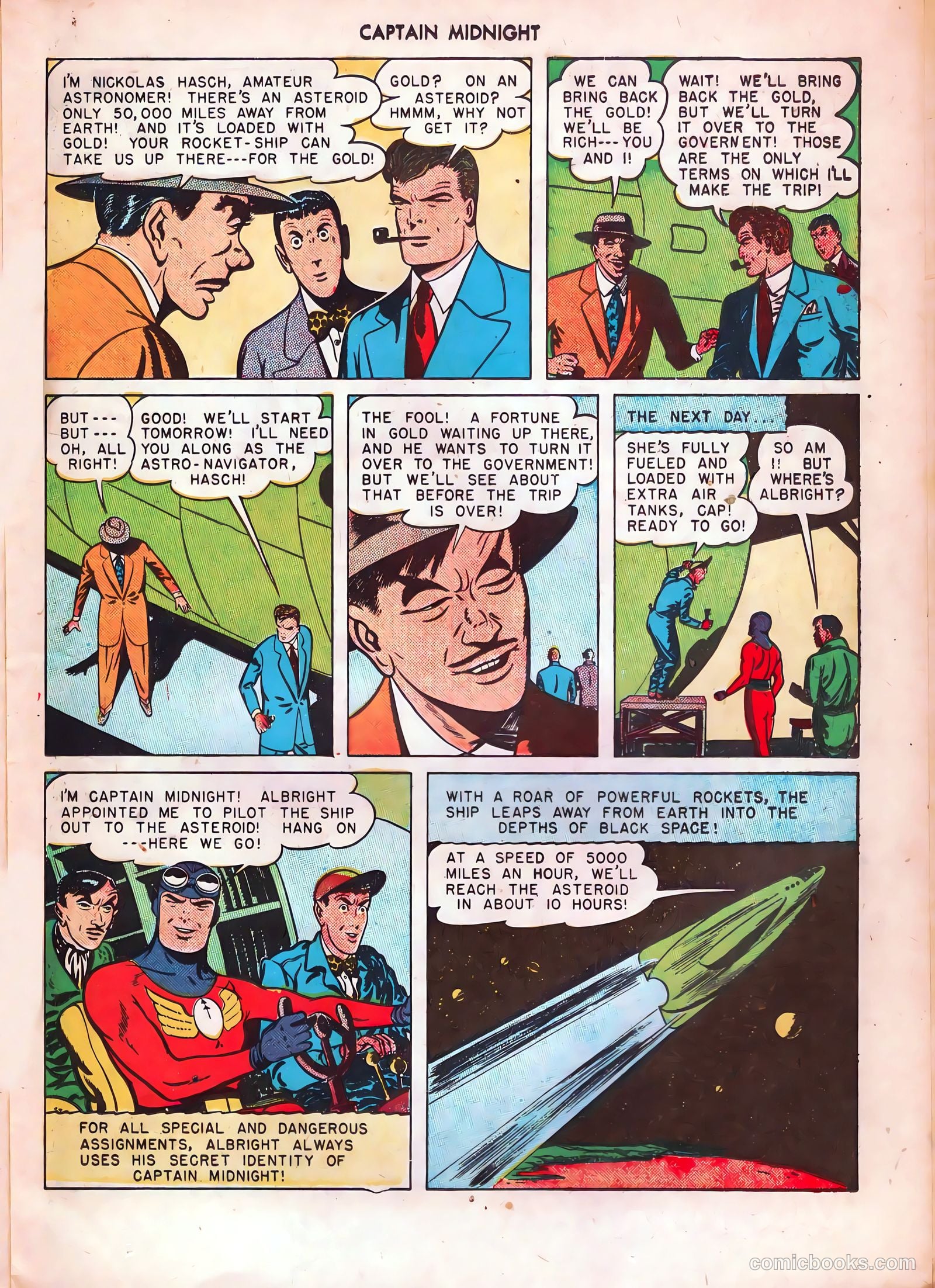 Captain Midnight #48 (1947) — page 23 of 52