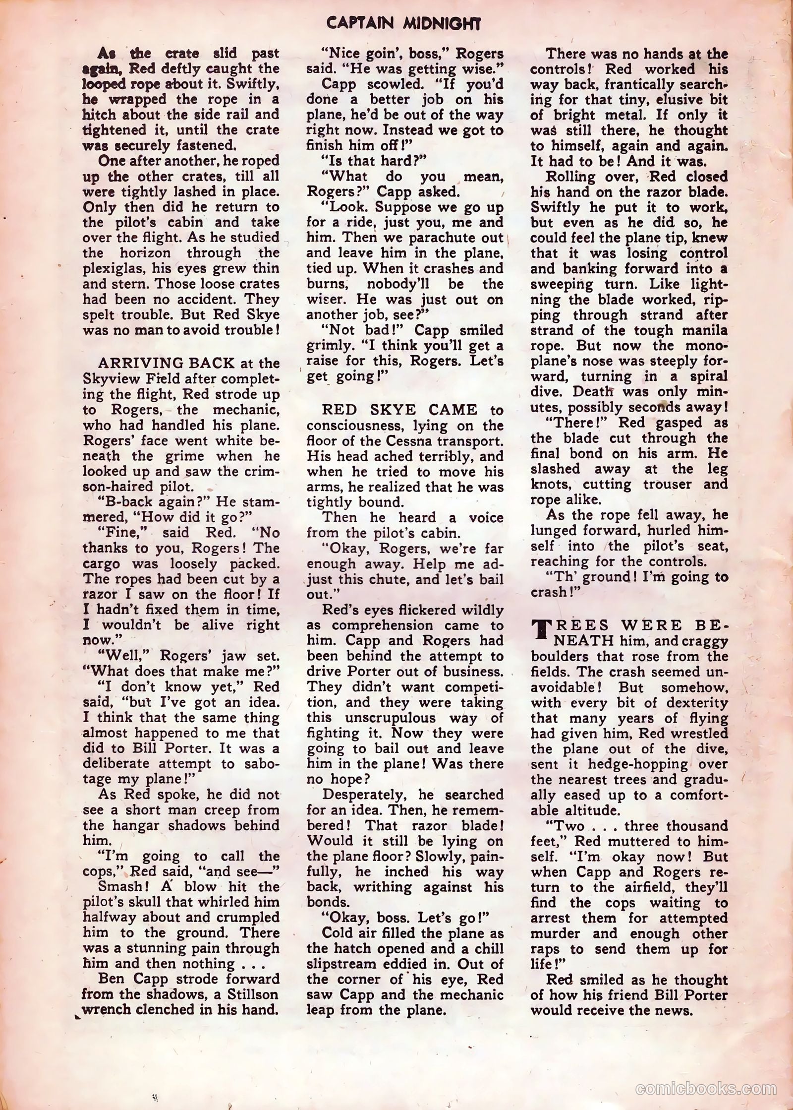Captain Midnight #48 (1947) — page 40 of 52