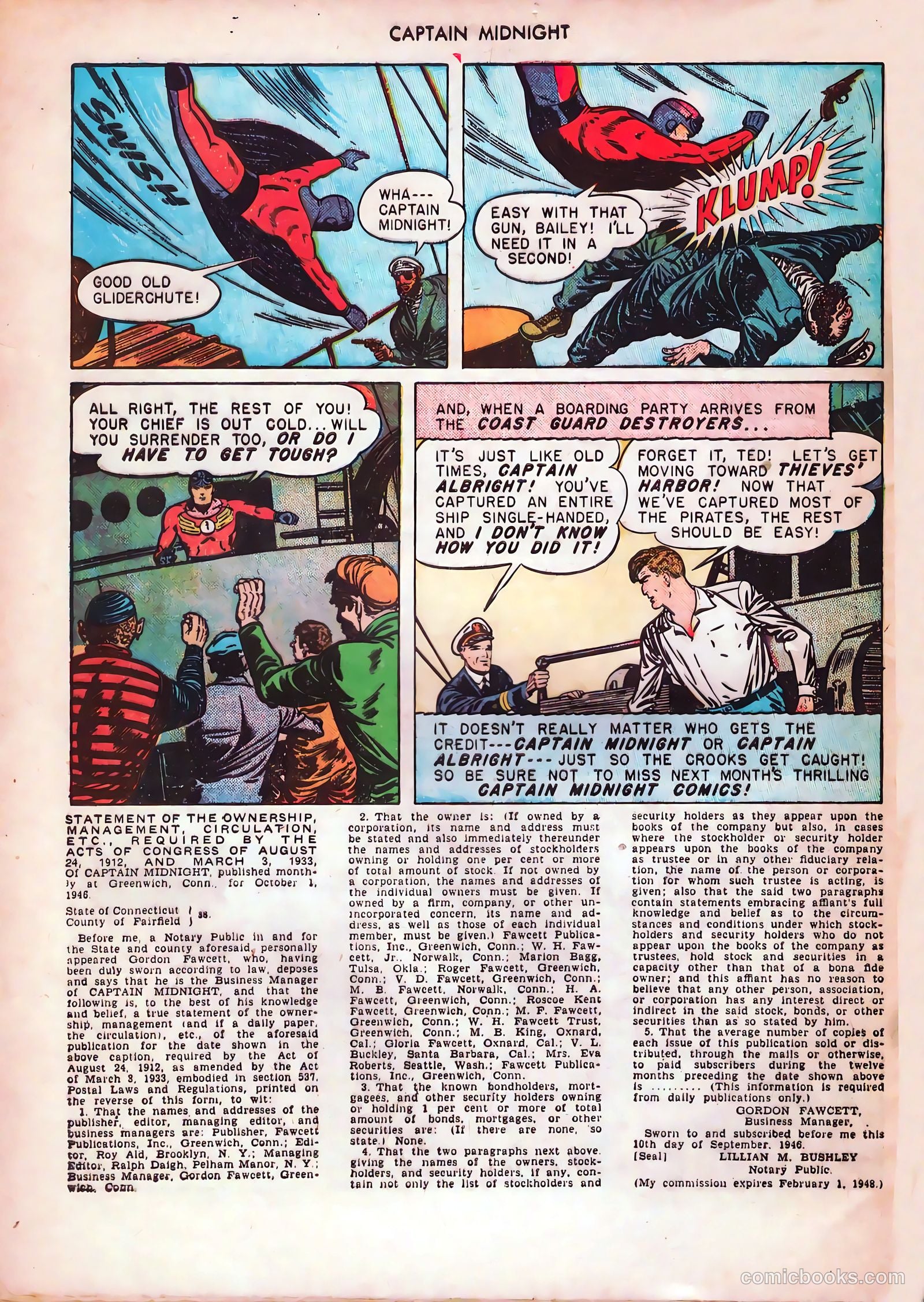 Captain Midnight #48 (1947) — page 48 of 52