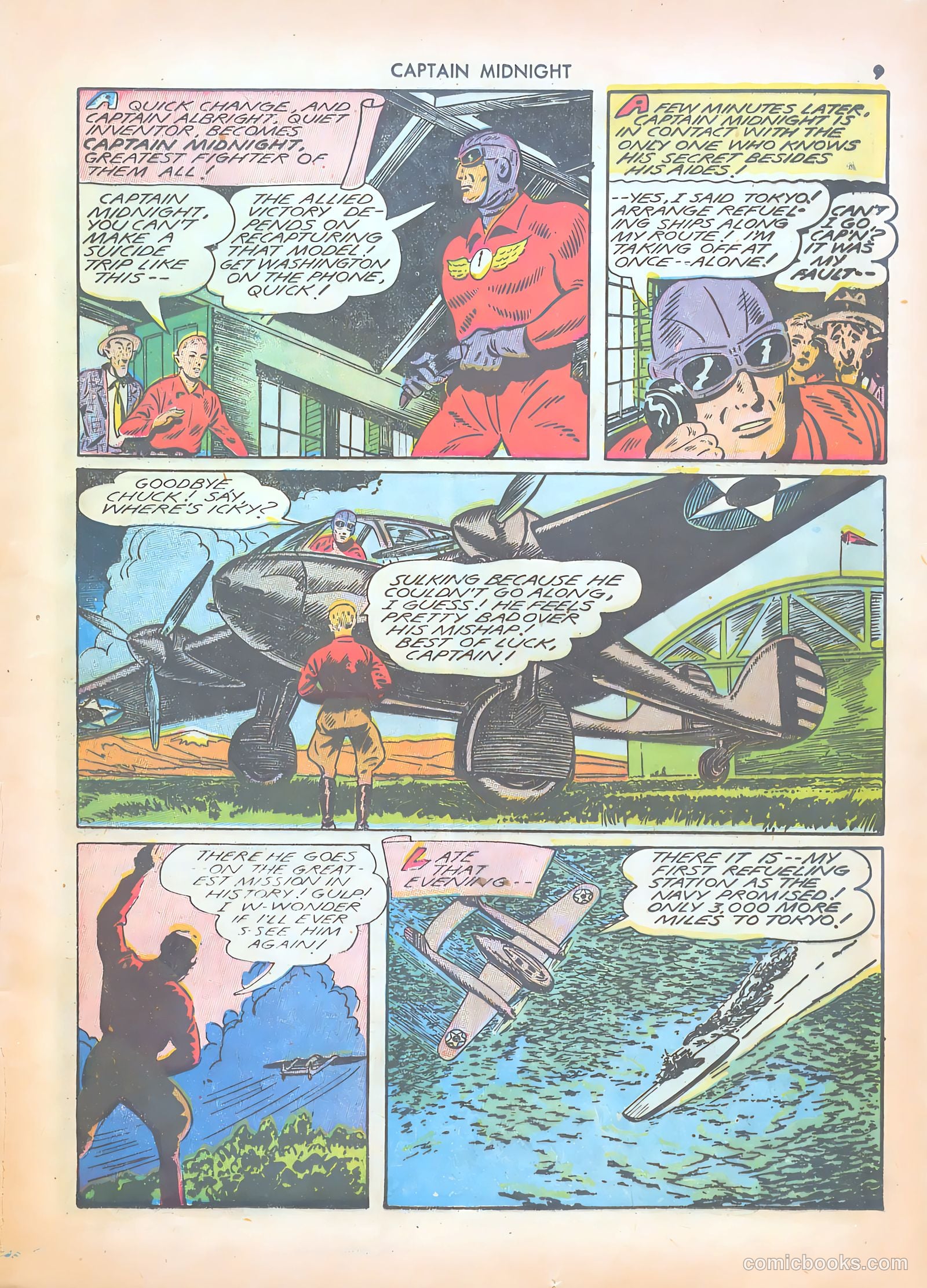Captain Midnight #5 (1943) — page 9 of 68