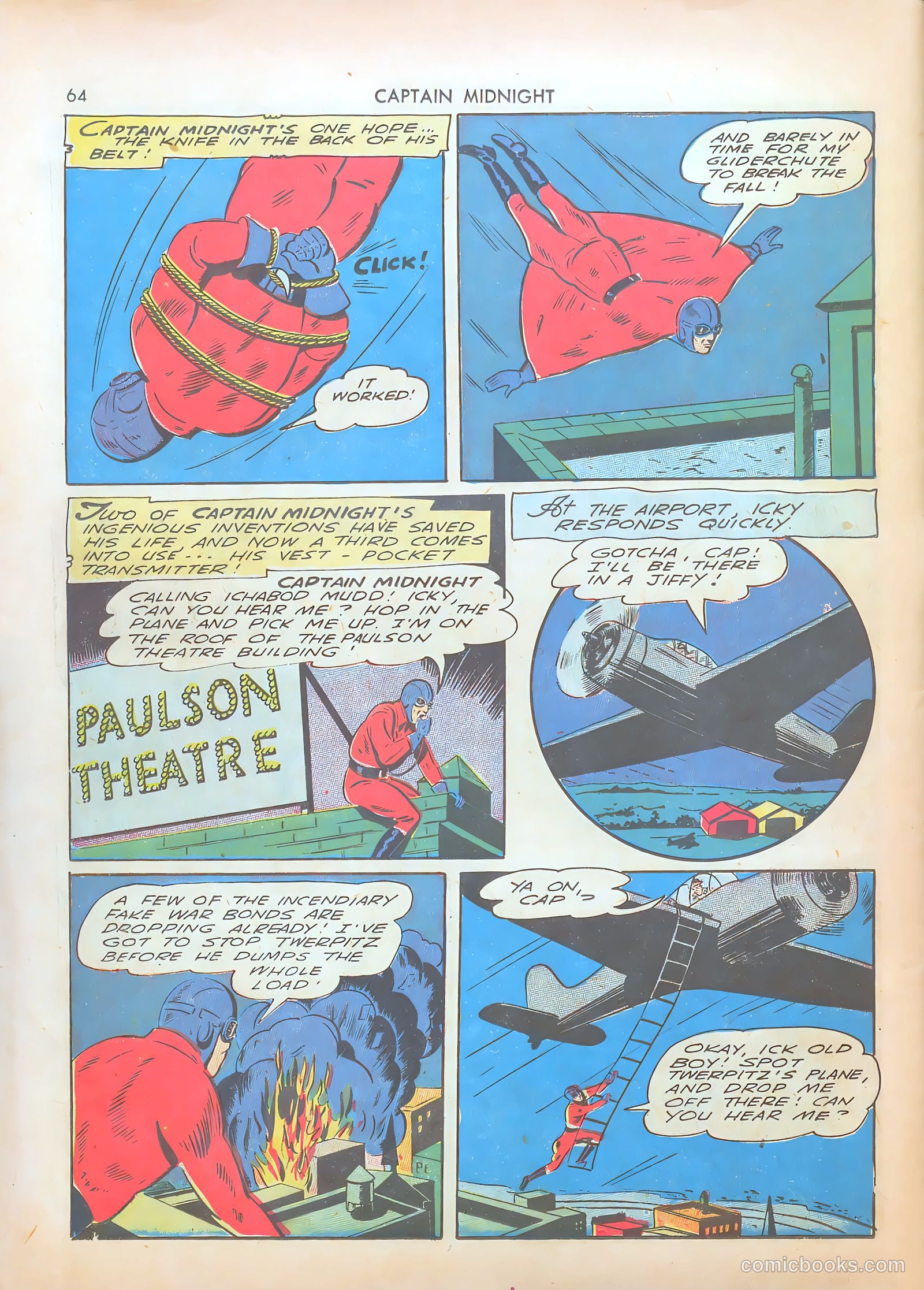 Captain Midnight #5 (1943) — page 64 of 68