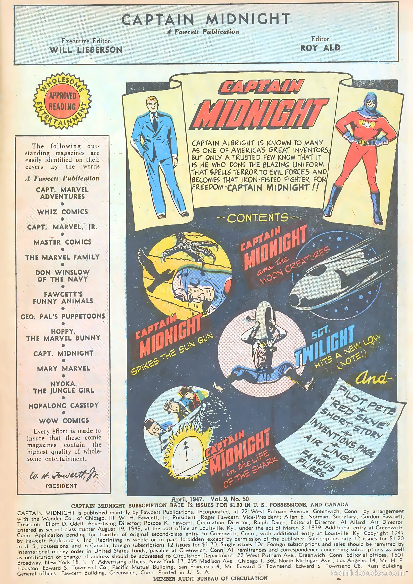 Captain Midnight #50 (1947) — page 3 of 52