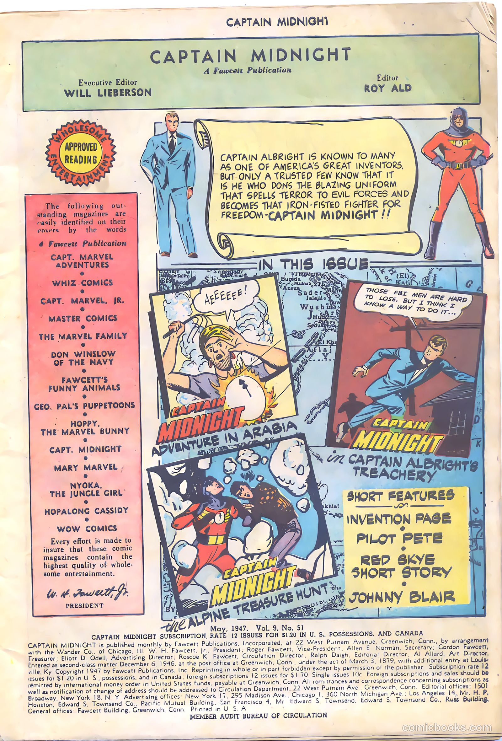 Captain Midnight #51 (1947) — page 3 of 52