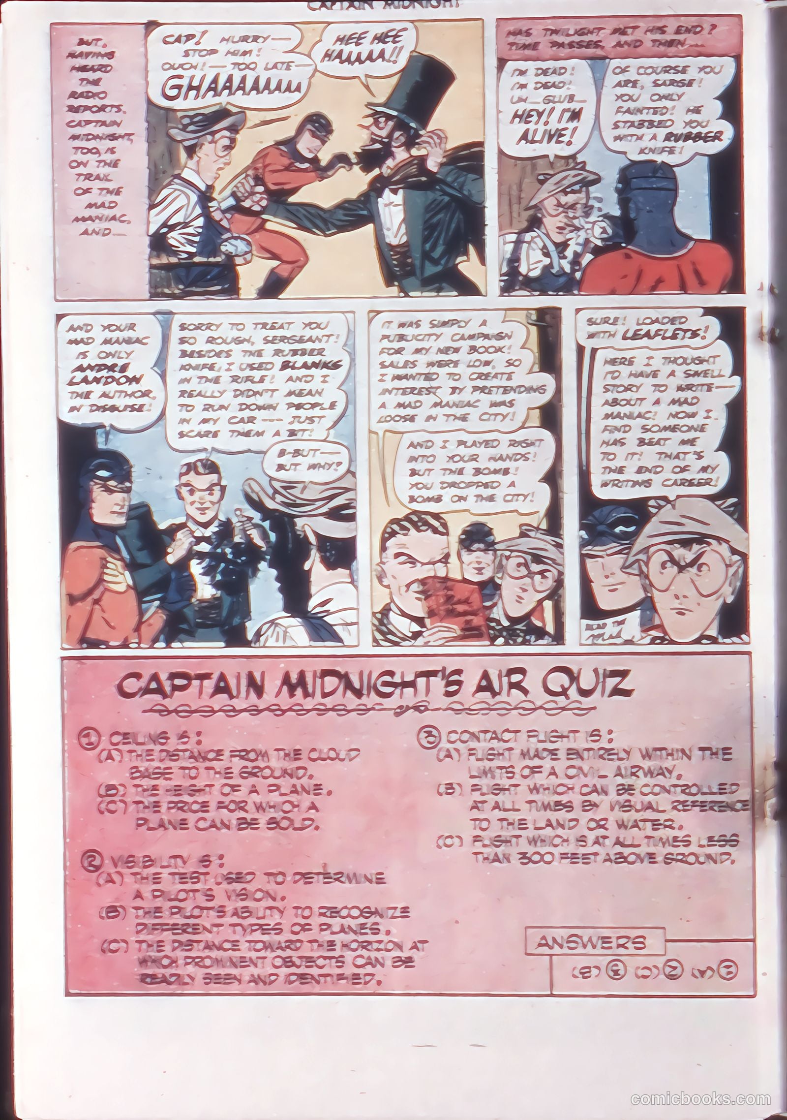 Captain Midnight #52 (1947) — page 32 of 52