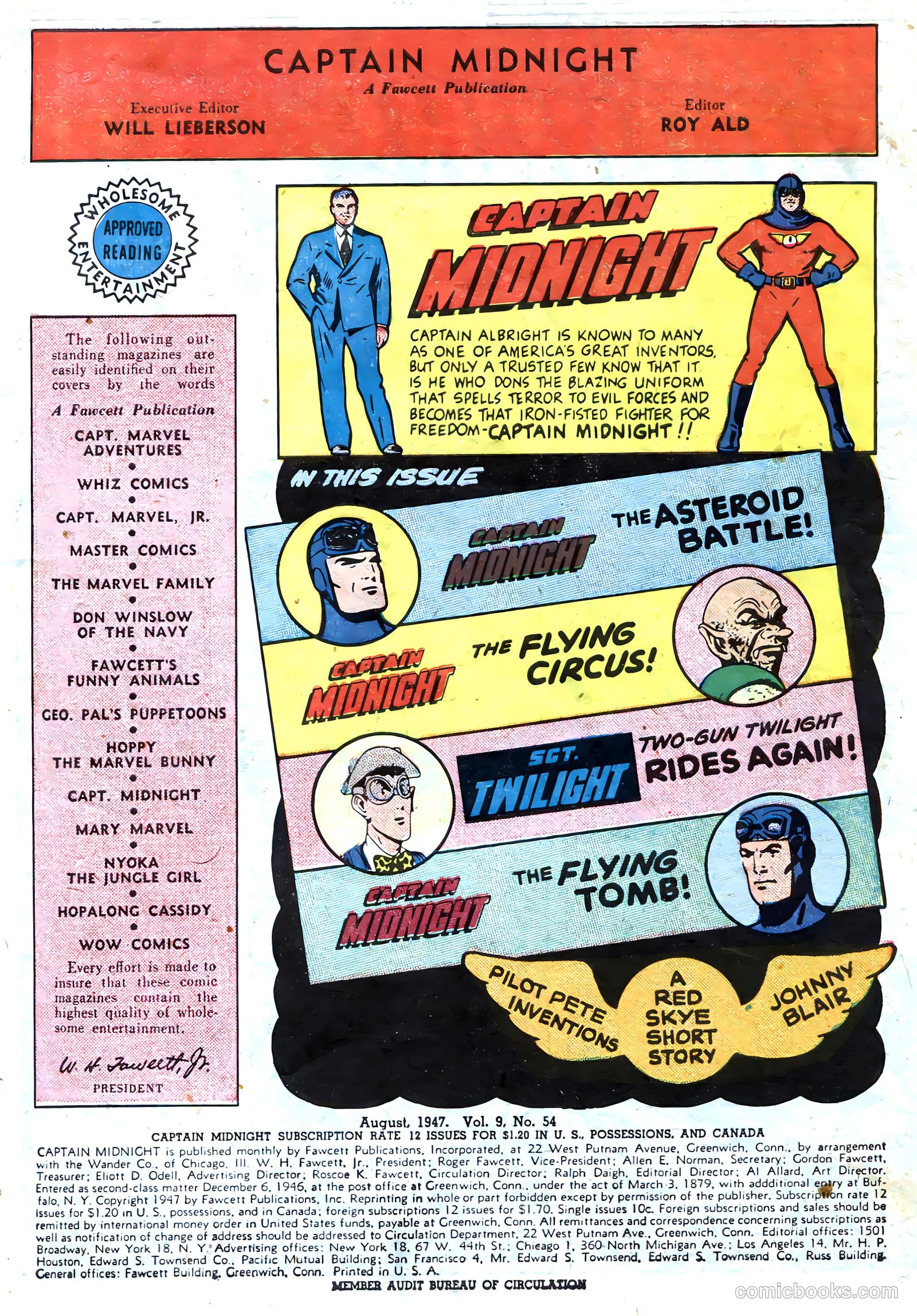 Captain Midnight #54 (1947) — page 3 of 52