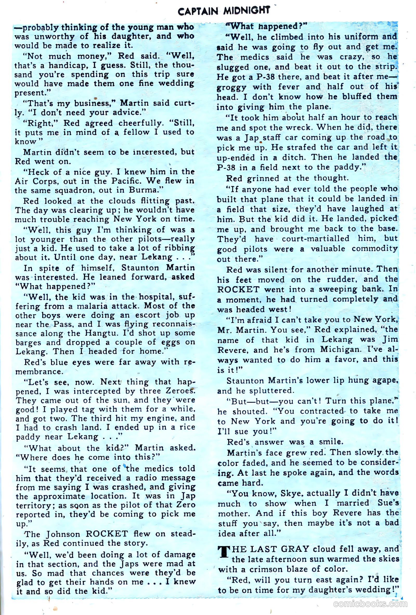 Captain Midnight #54 (1947) — page 33 of 52