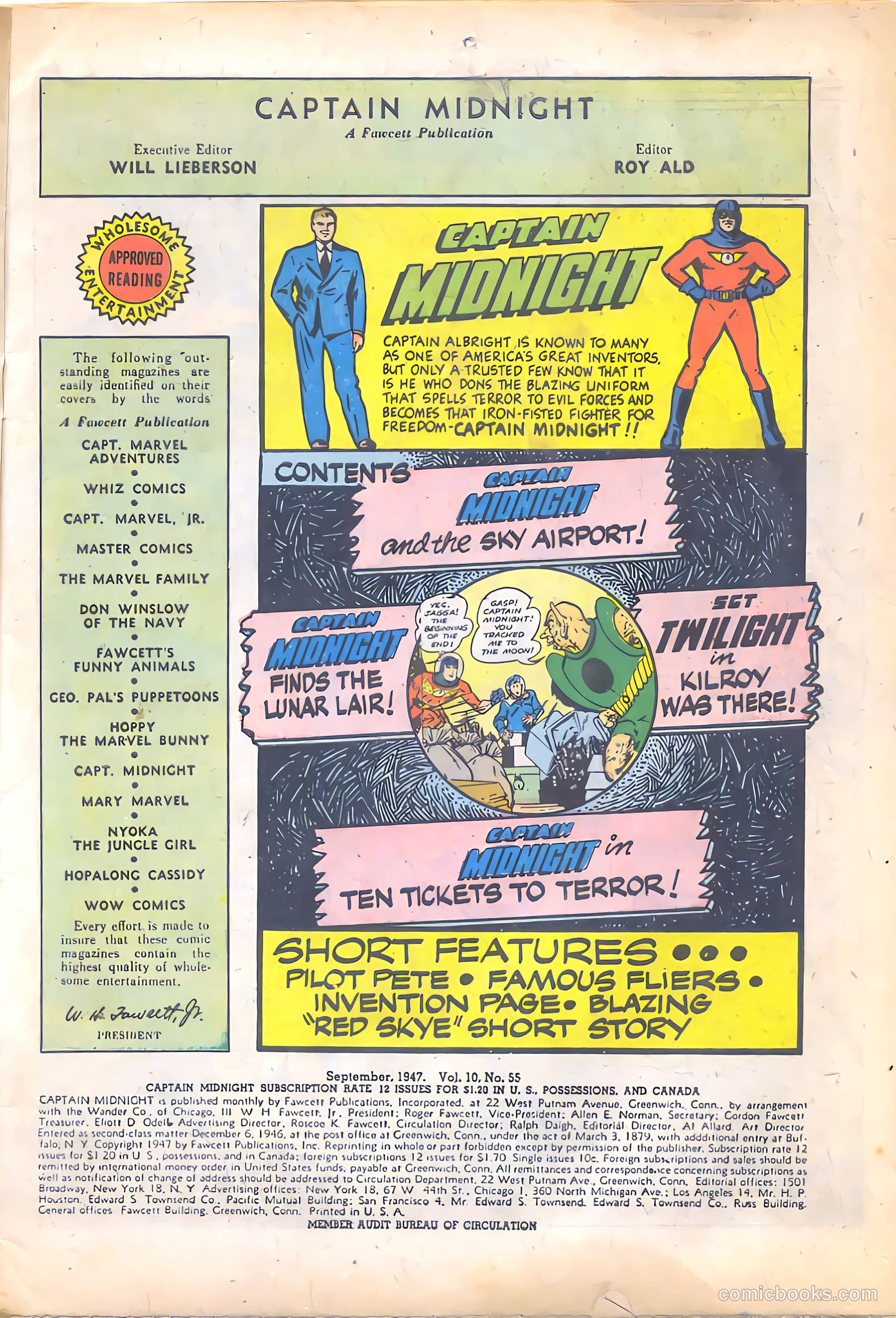 Captain Midnight #55 (1947) — page 3 of 52