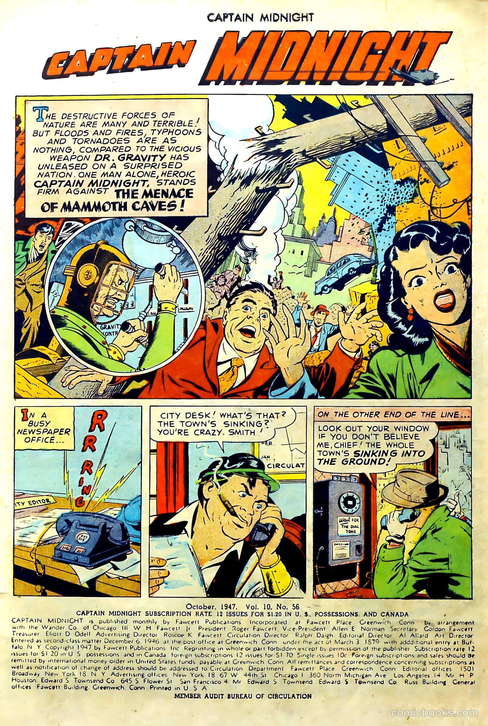 Captain Midnight #56 (1947) — page 3 of 37