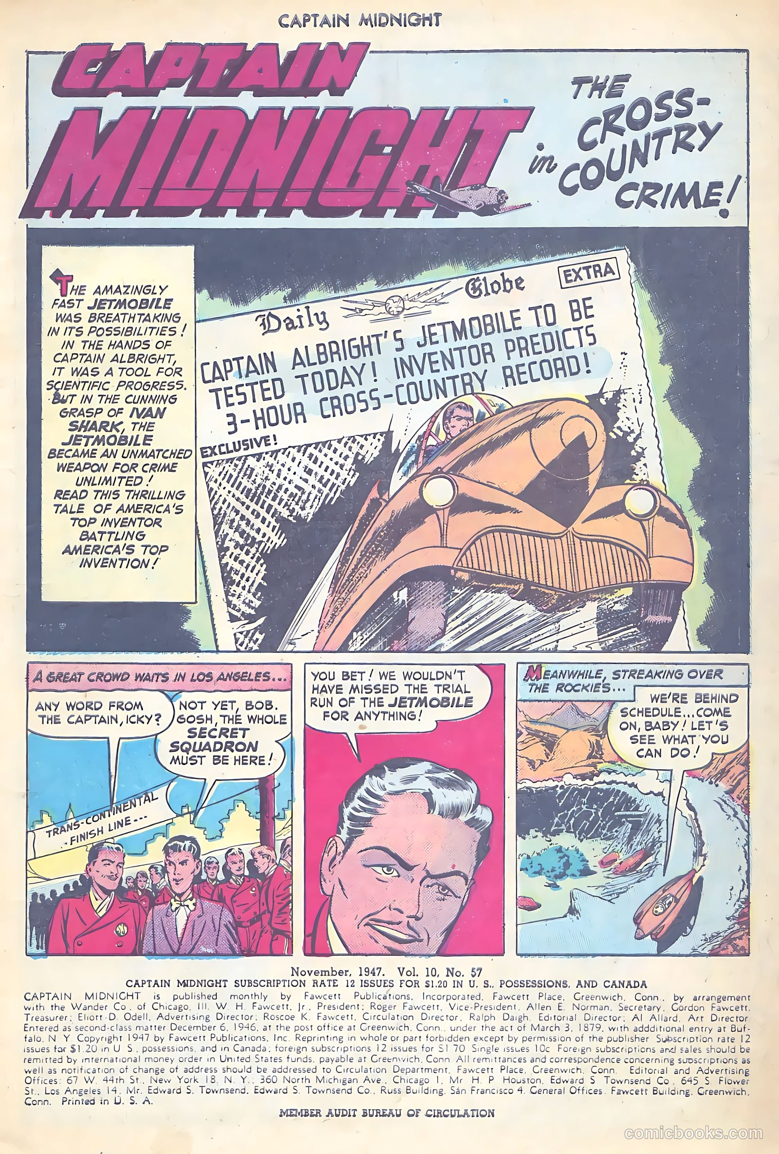 Captain Midnight #57 (1947) — page 3 of 36