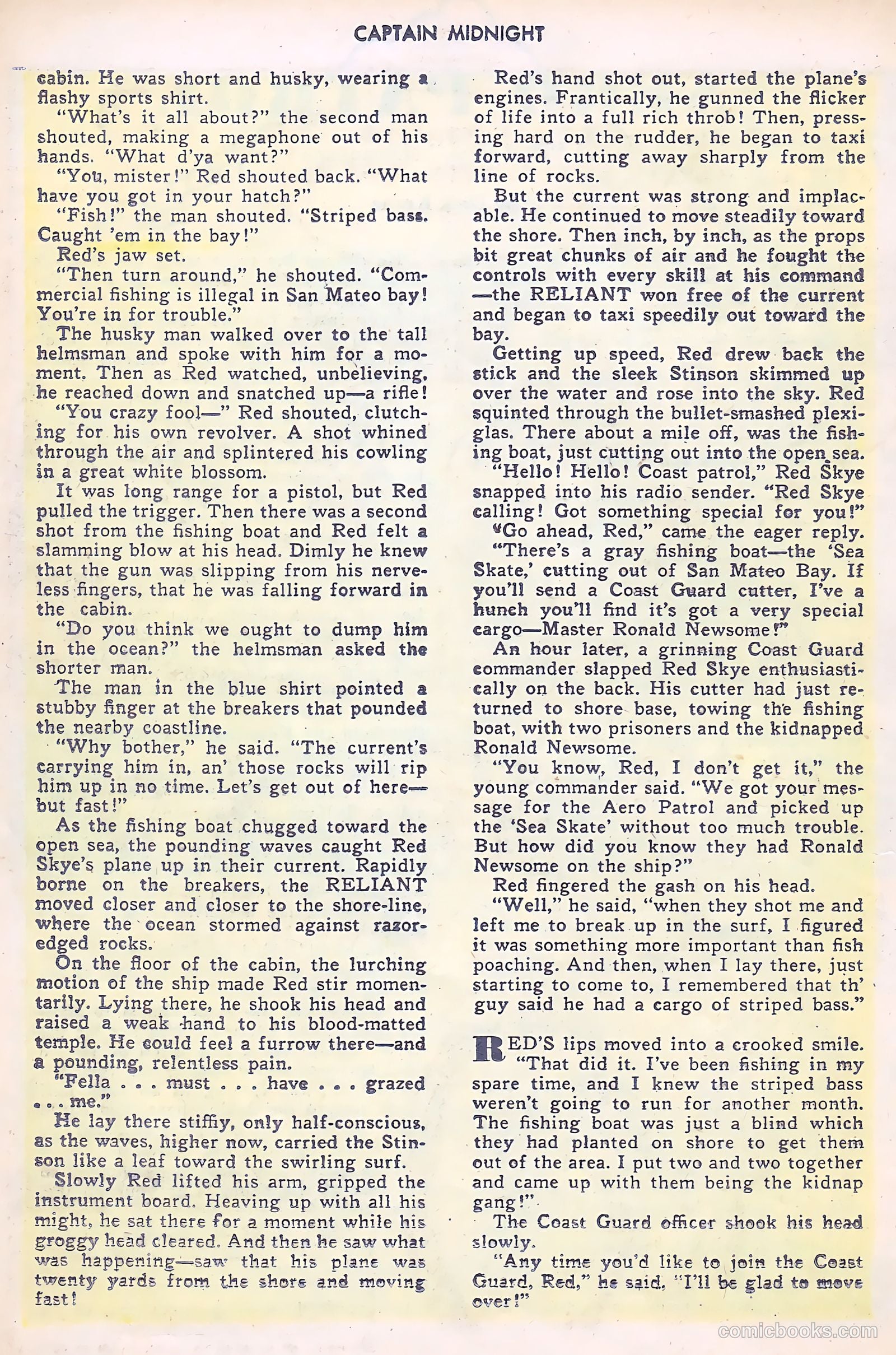 Captain Midnight #57 (1947) — page 20 of 36