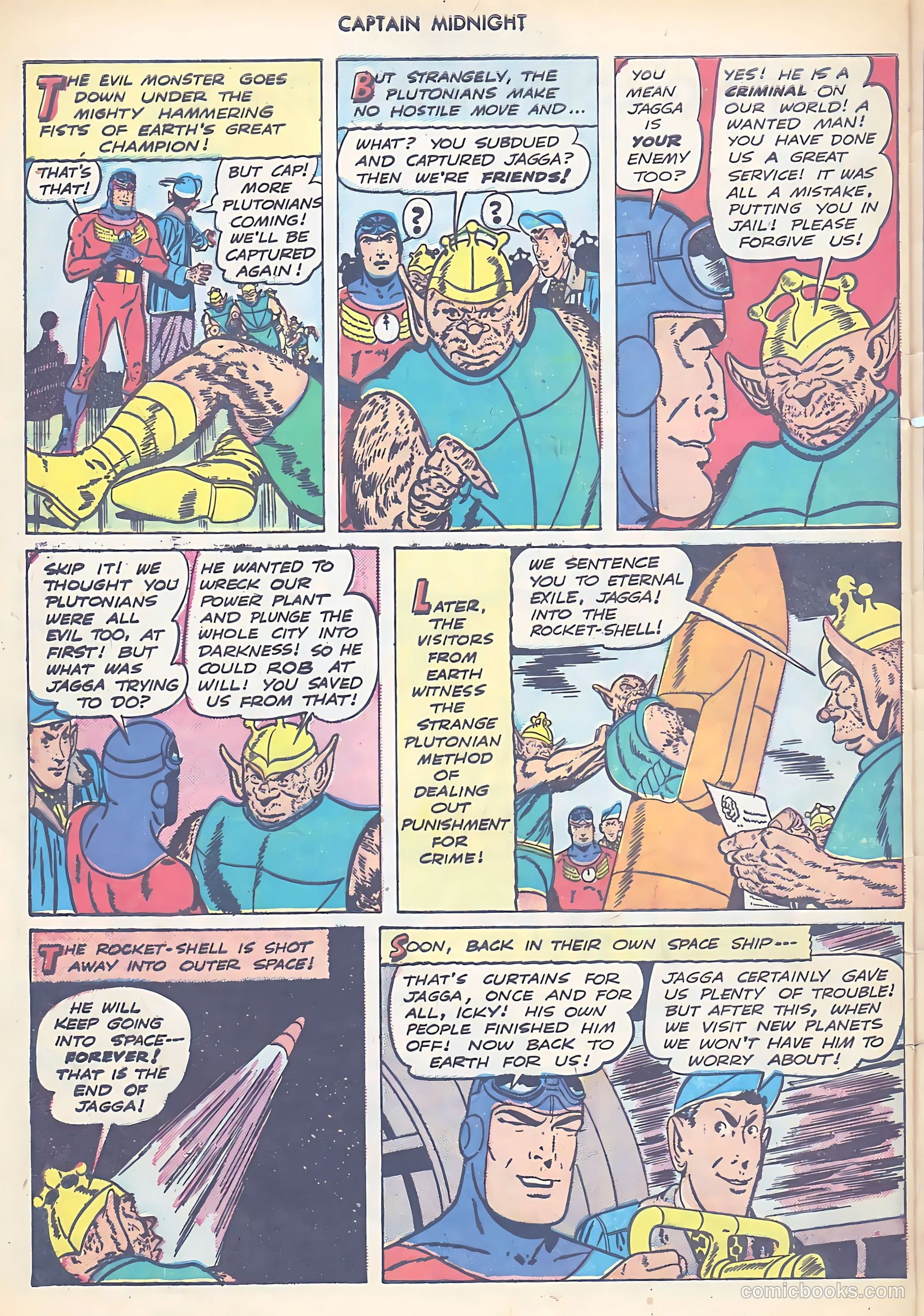 Captain Midnight #57 (1947) — page 32 of 36