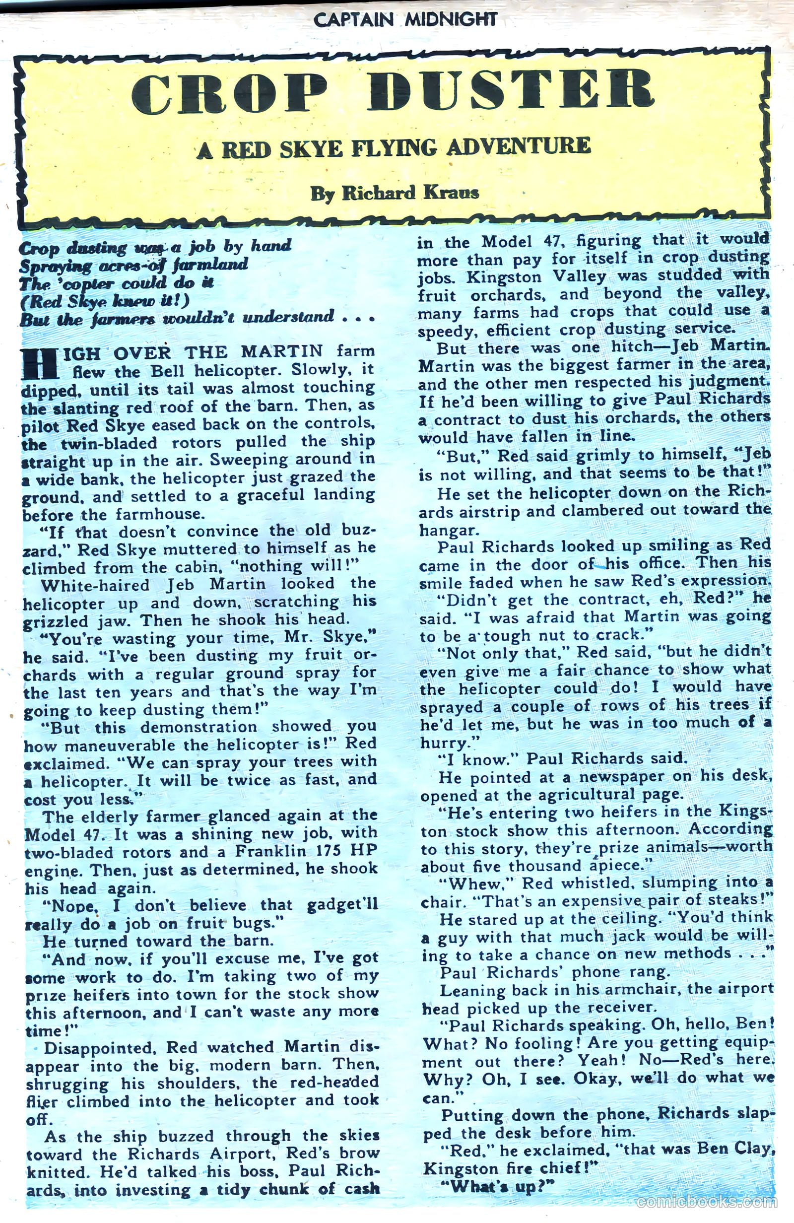 Captain Midnight #58 (1947) — page 22 of 36