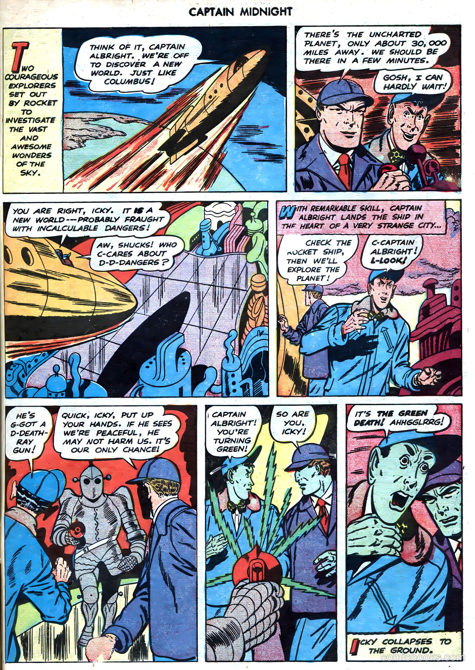 Captain Midnight #58 (1947) — page 27 of 36