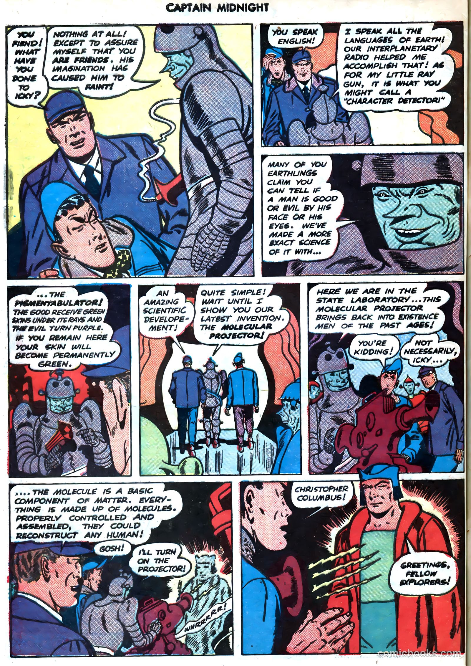 Captain Midnight #58 (1947) — page 28 of 36