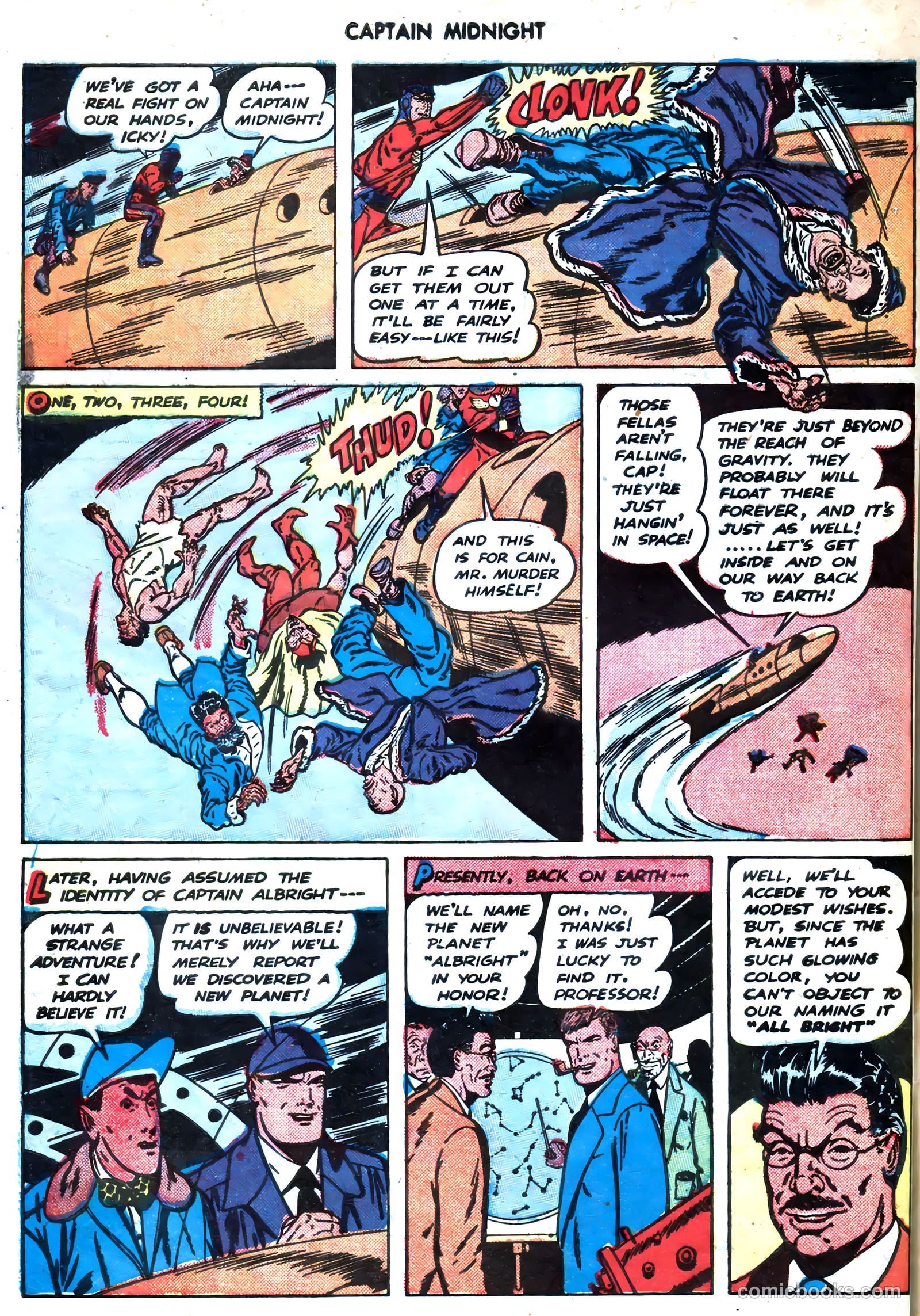 Captain Midnight #58 (1947) — page 32 of 36