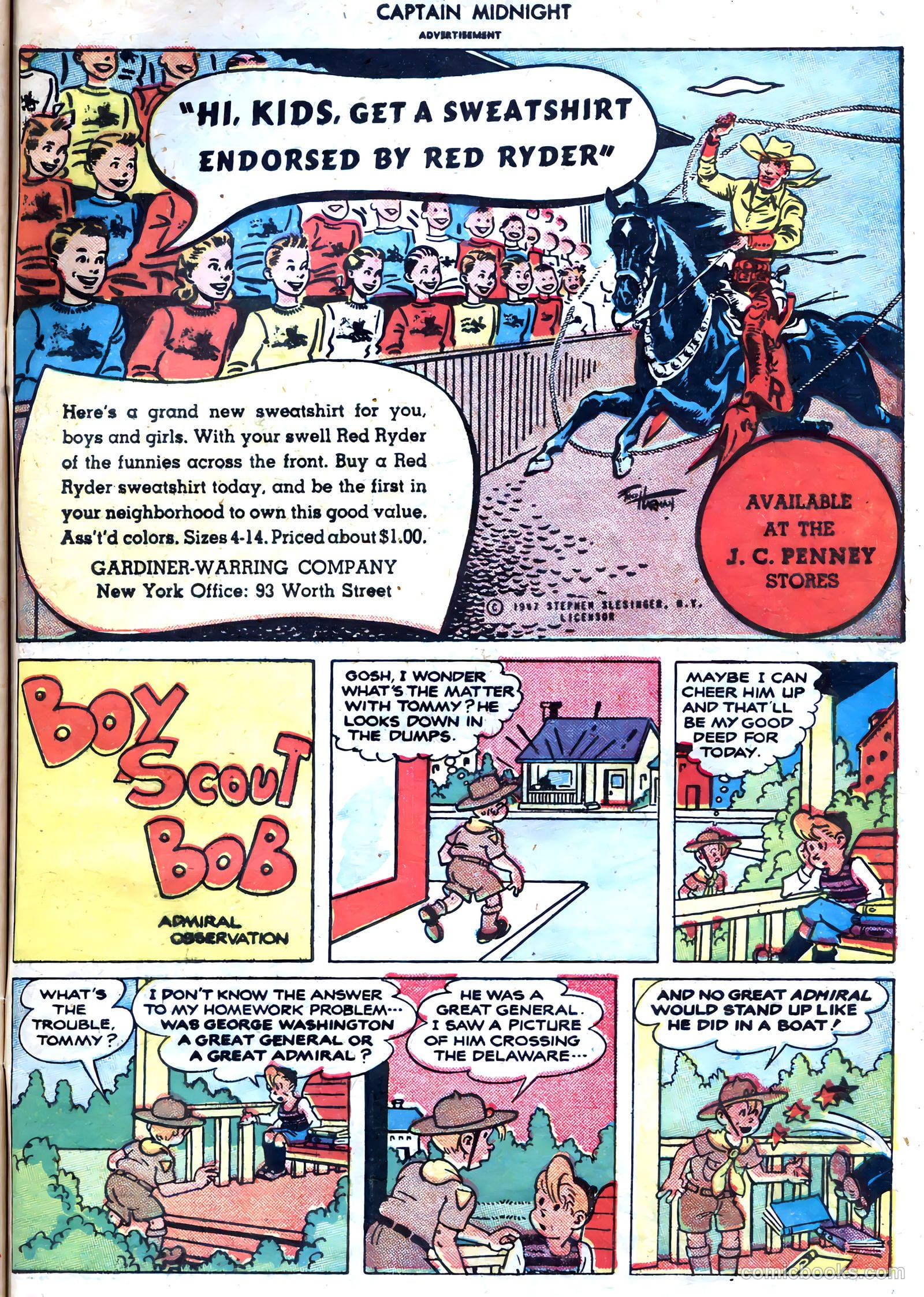 Captain Midnight #58 (1947) — page 33 of 36