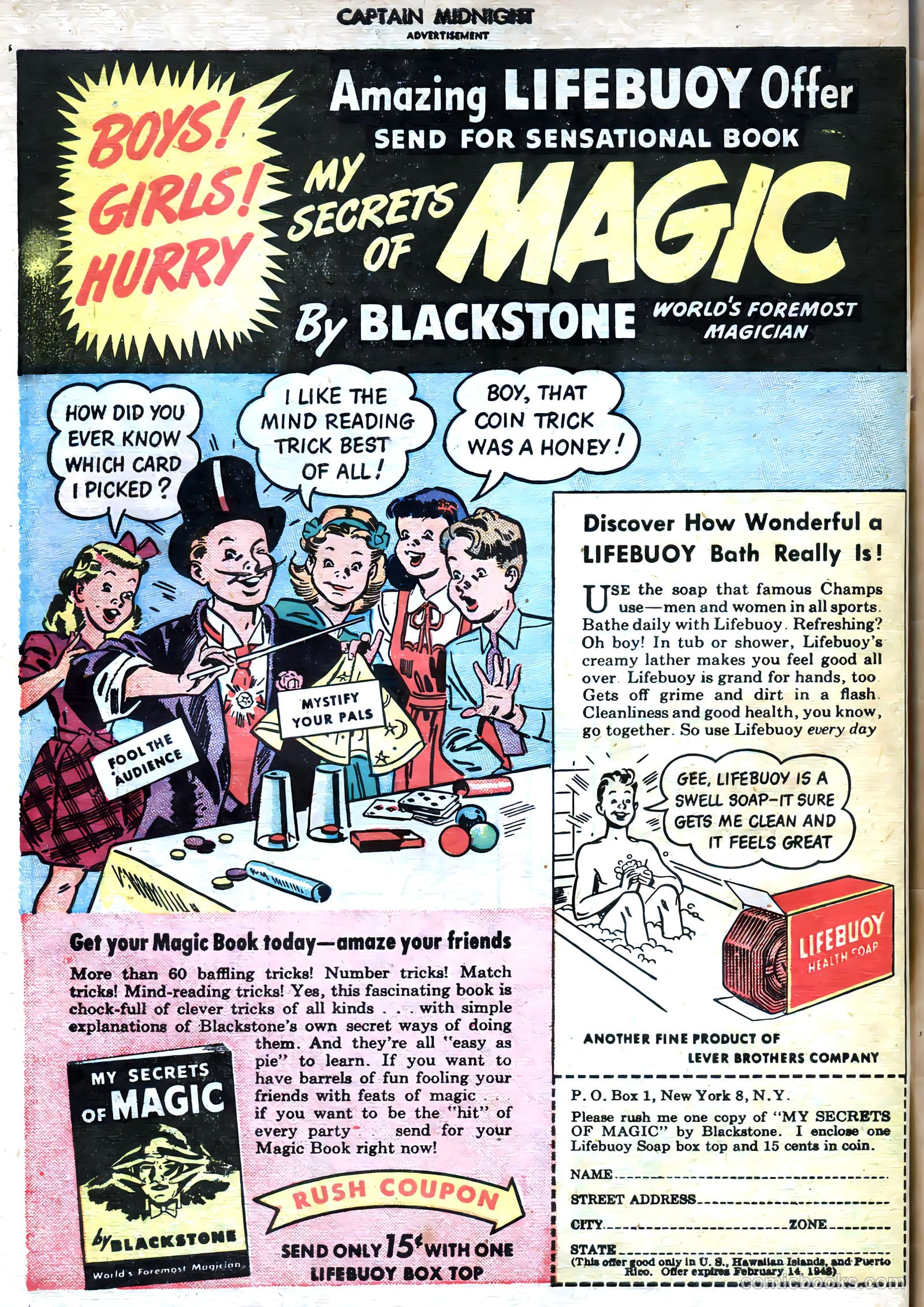 Captain Midnight #58 (1947) — page 34 of 36