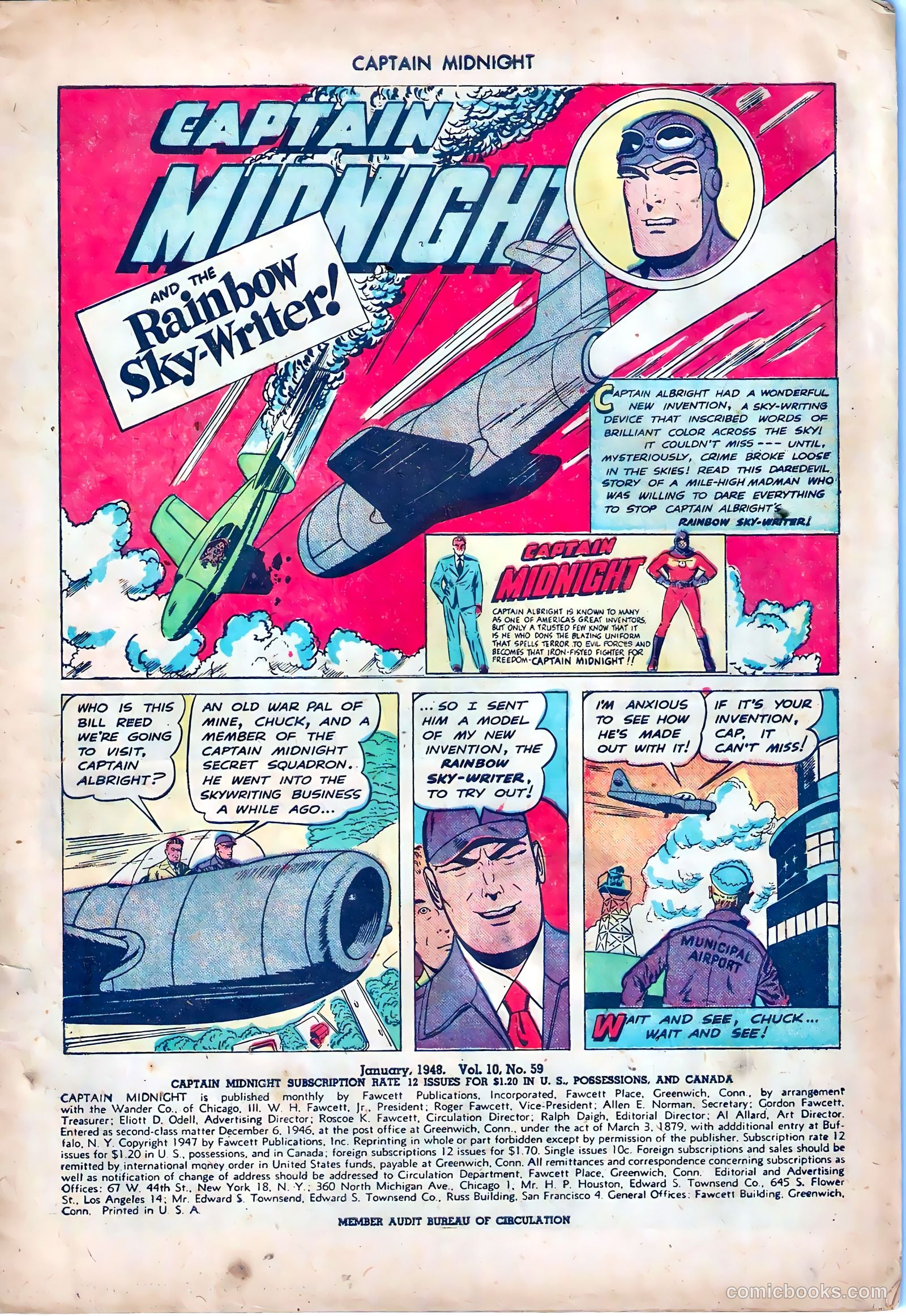 Captain Midnight #59 (1948) — page 3 of 36