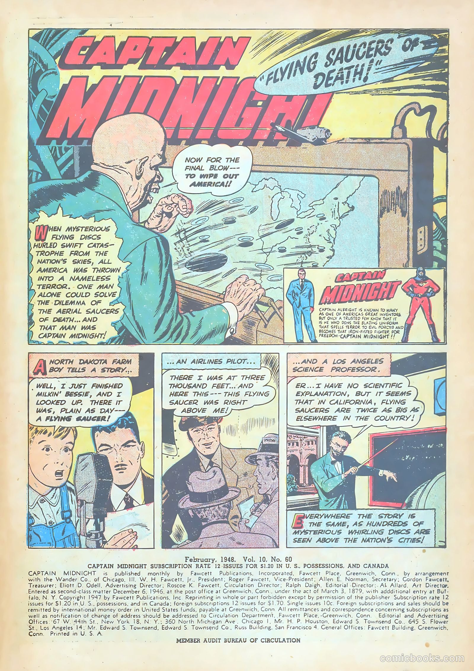 Captain Midnight #60 (1948) — page 3 of 36
