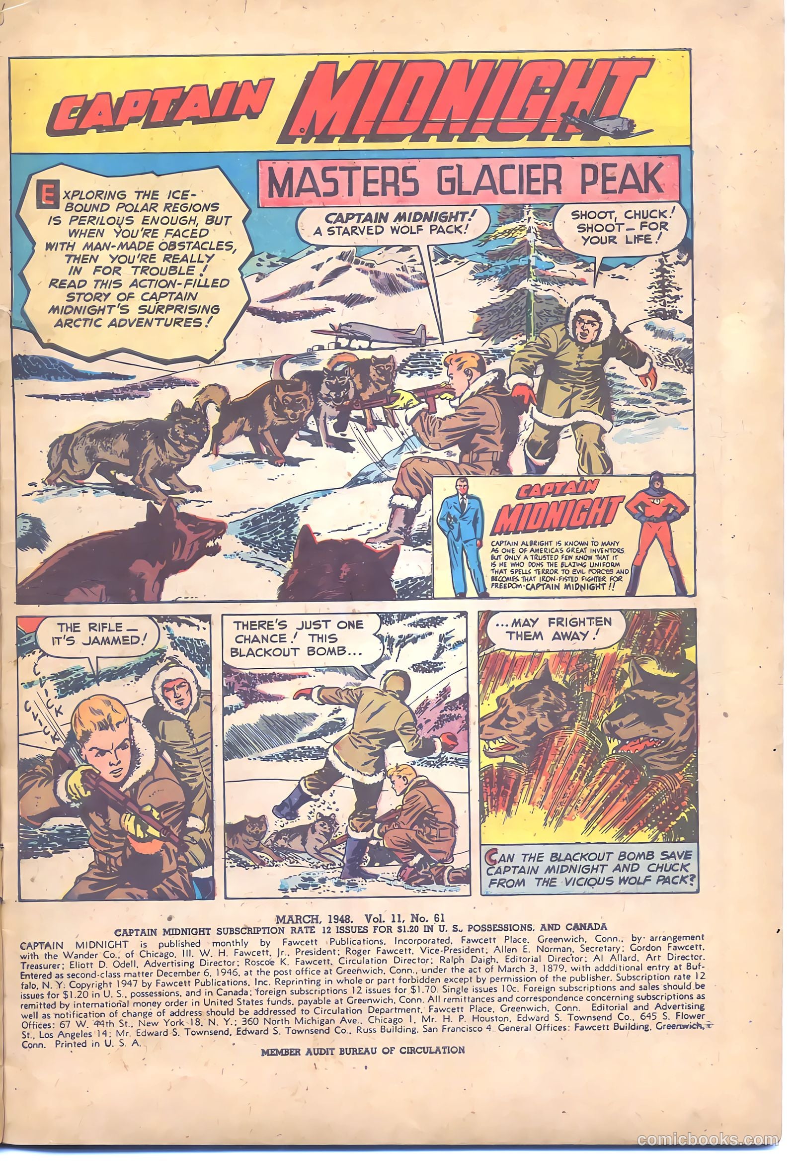 Captain Midnight #61 (1948) — page 3 of 36