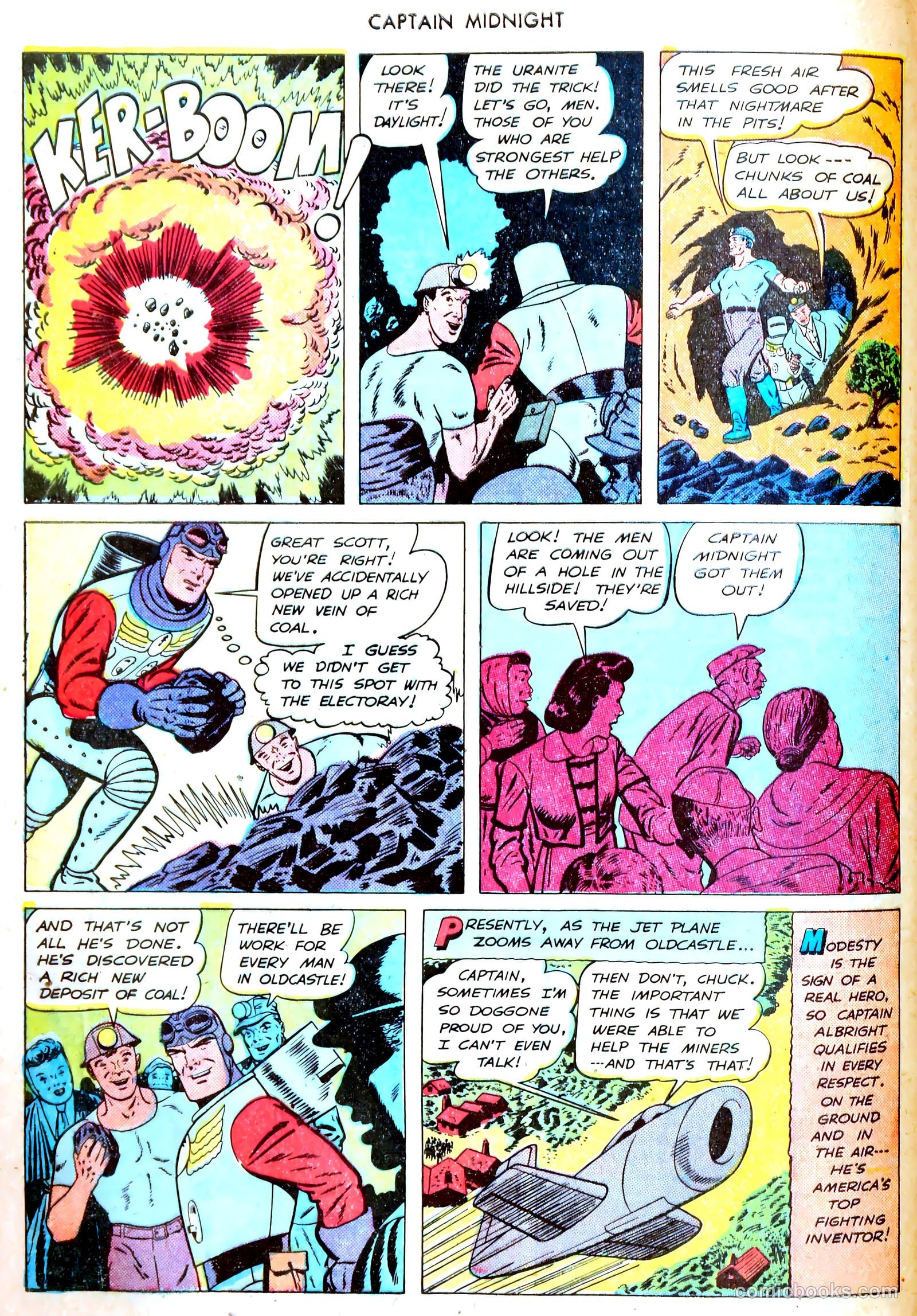 Captain Midnight #62 (1948) — page 8 of 35