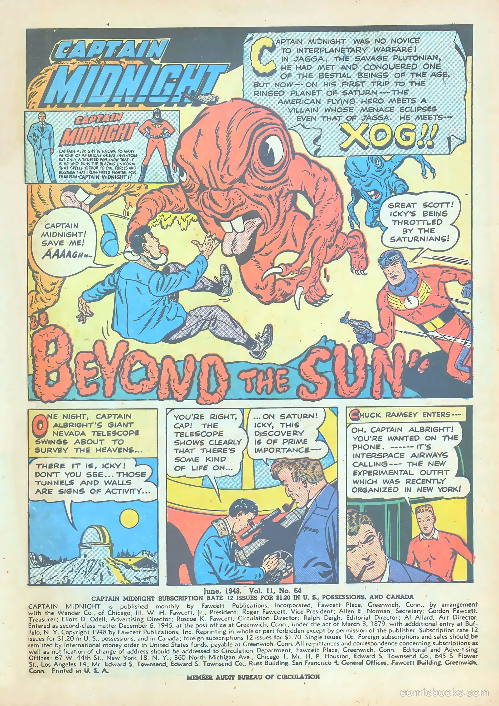 Captain Midnight #64 (1948) — page 3 of 36