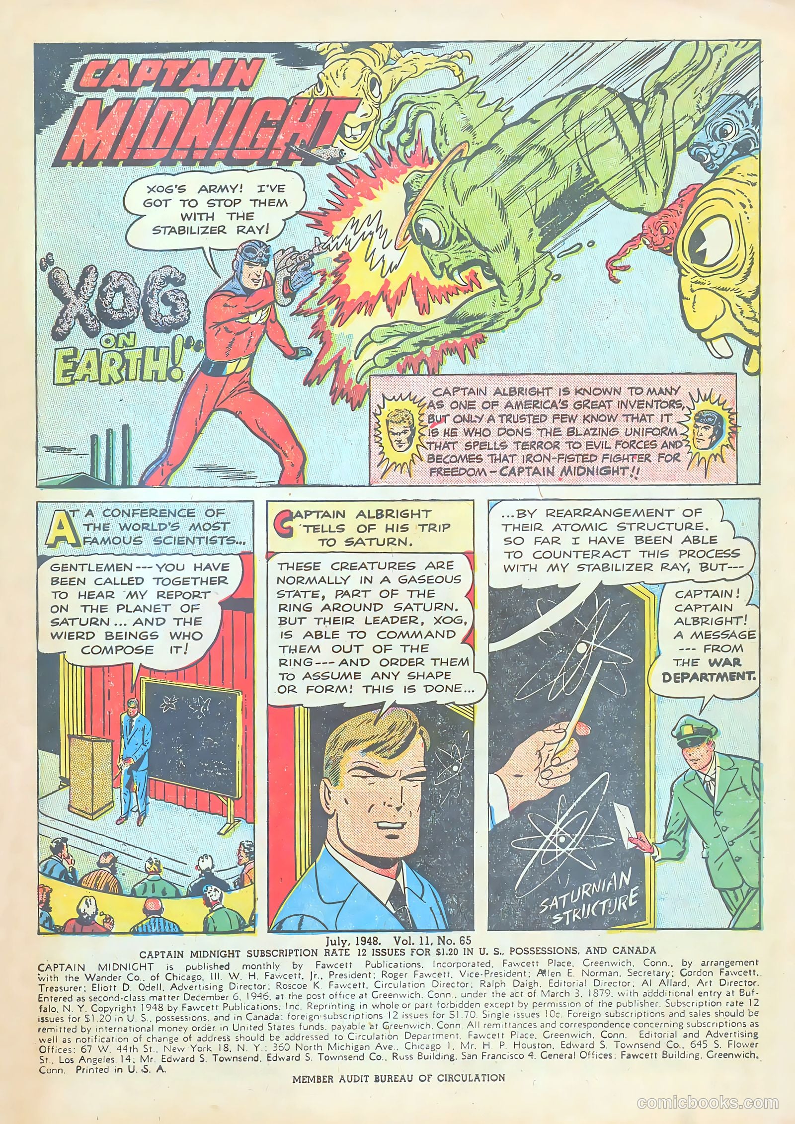 Captain Midnight #65 (1948) — page 3 of 36