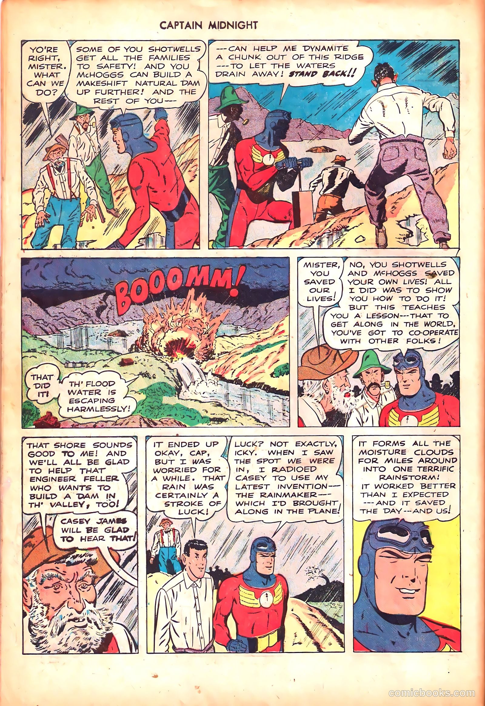 Captain Midnight #66 (1948) — page 34 of 38