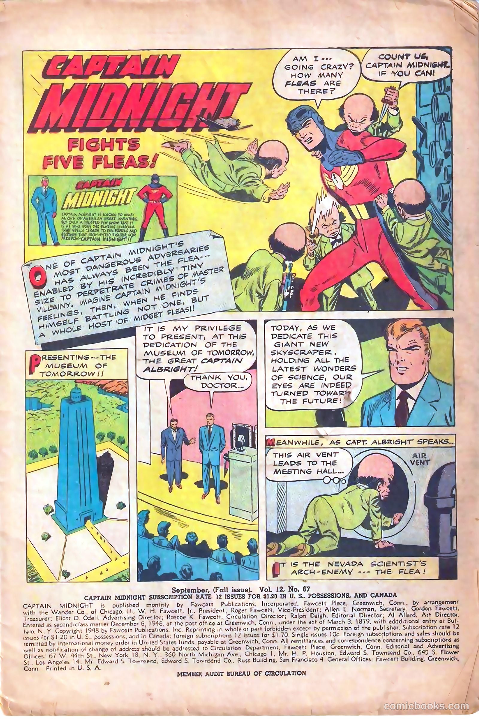 Captain Midnight #67 (1948) — page 3 of 36