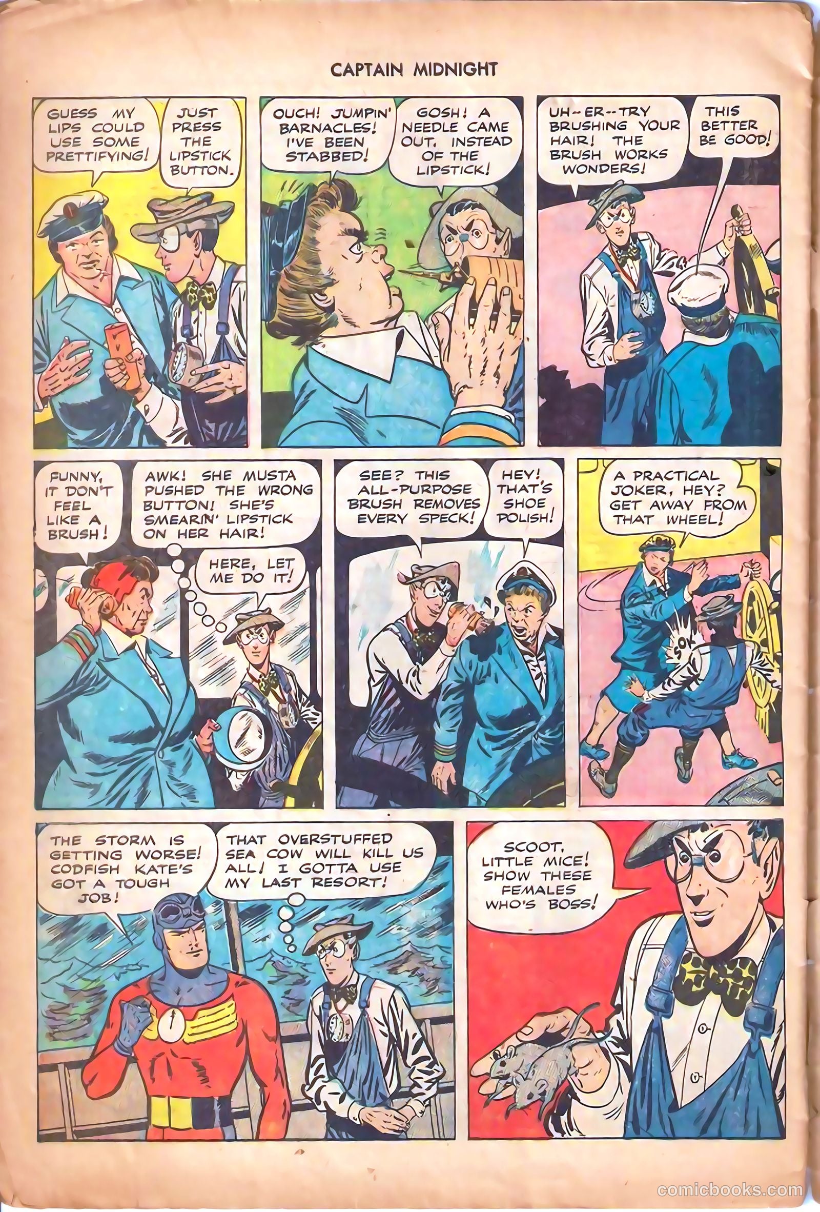 Captain Midnight #67 (1948) — page 32 of 36