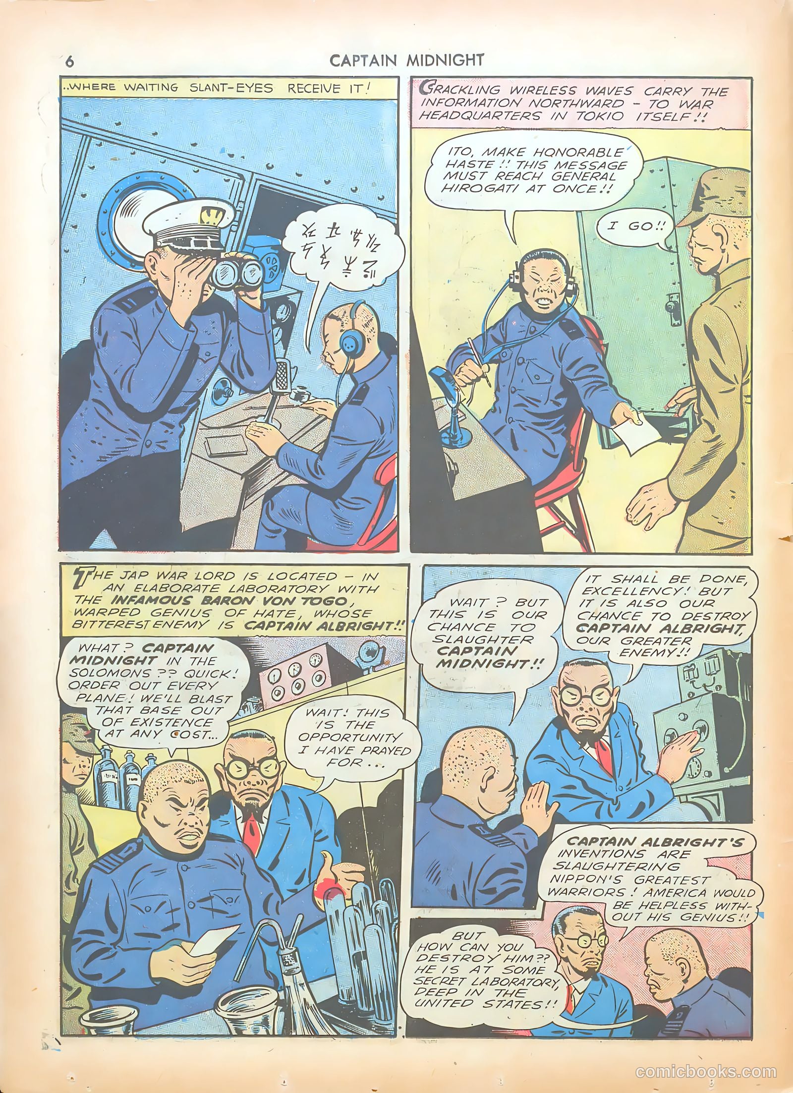 Captain Midnight #7 (1943) — page 6 of 68