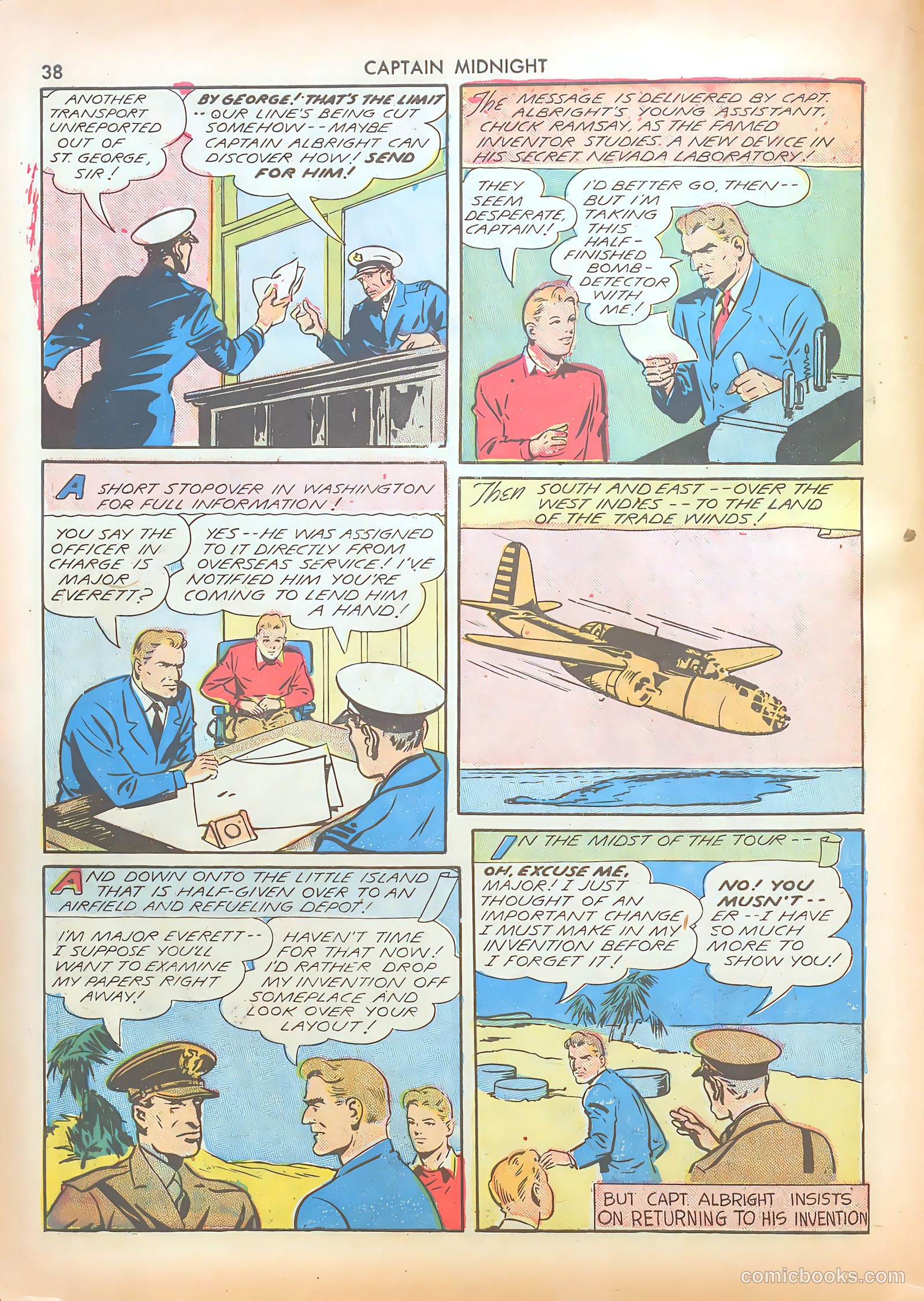 Captain Midnight #7 (1943) — page 38 of 68
