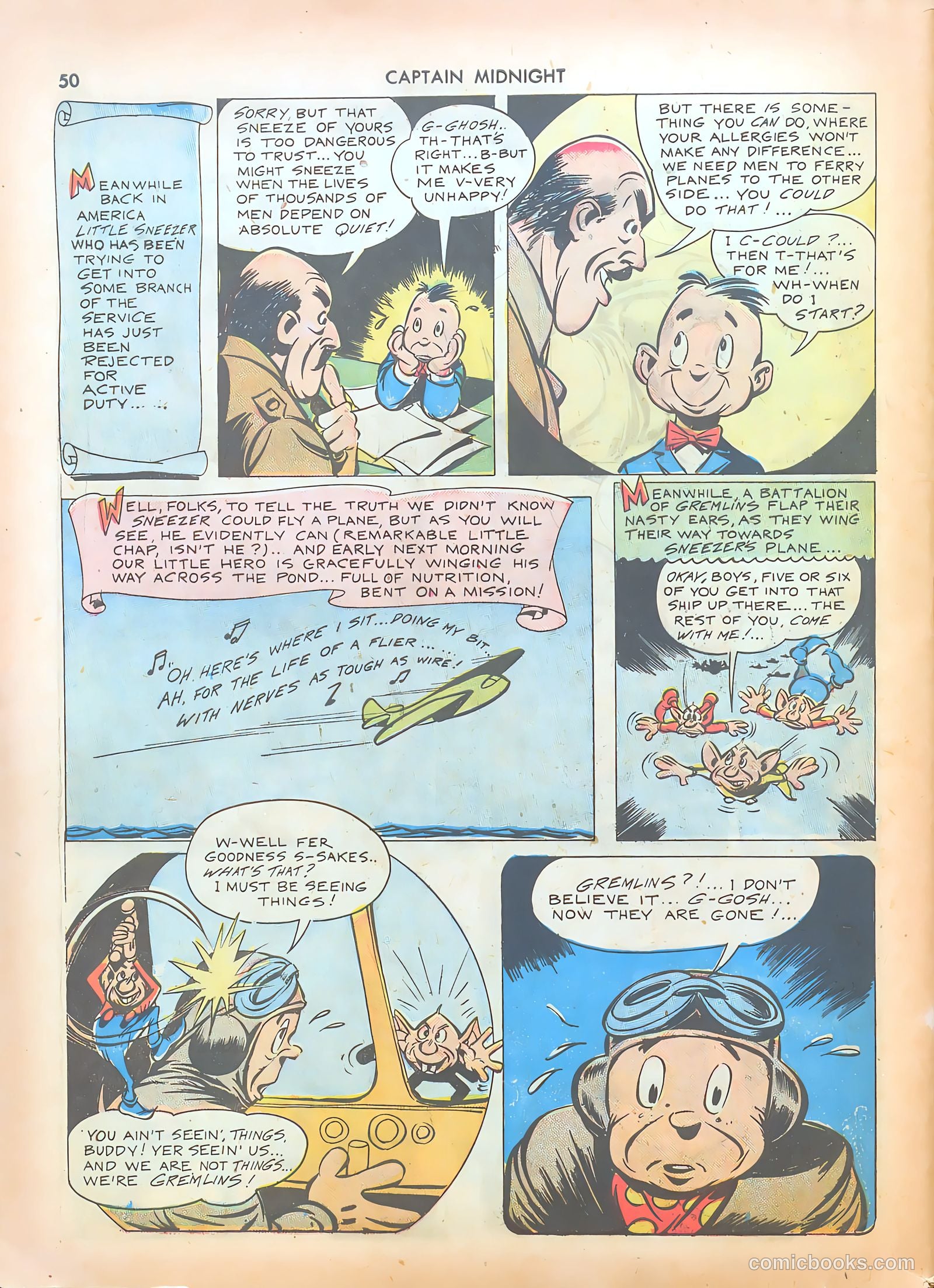 Captain Midnight #7 (1943) — page 50 of 68