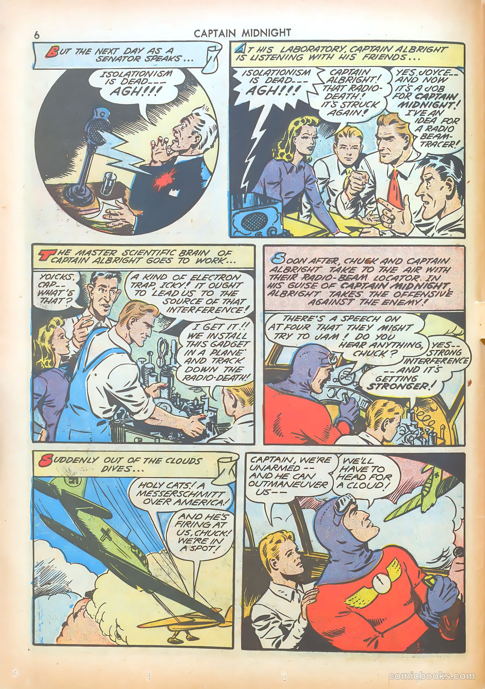 Captain Midnight #8 (1943) — page 6 of 68