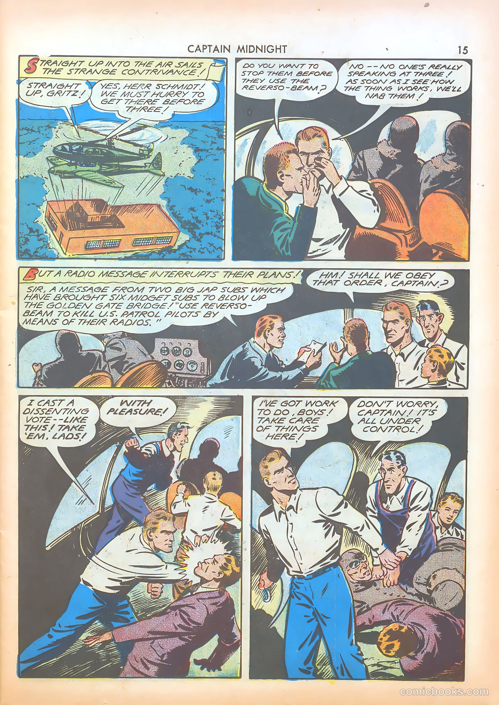 Captain Midnight #8 (1943) — page 15 of 68
