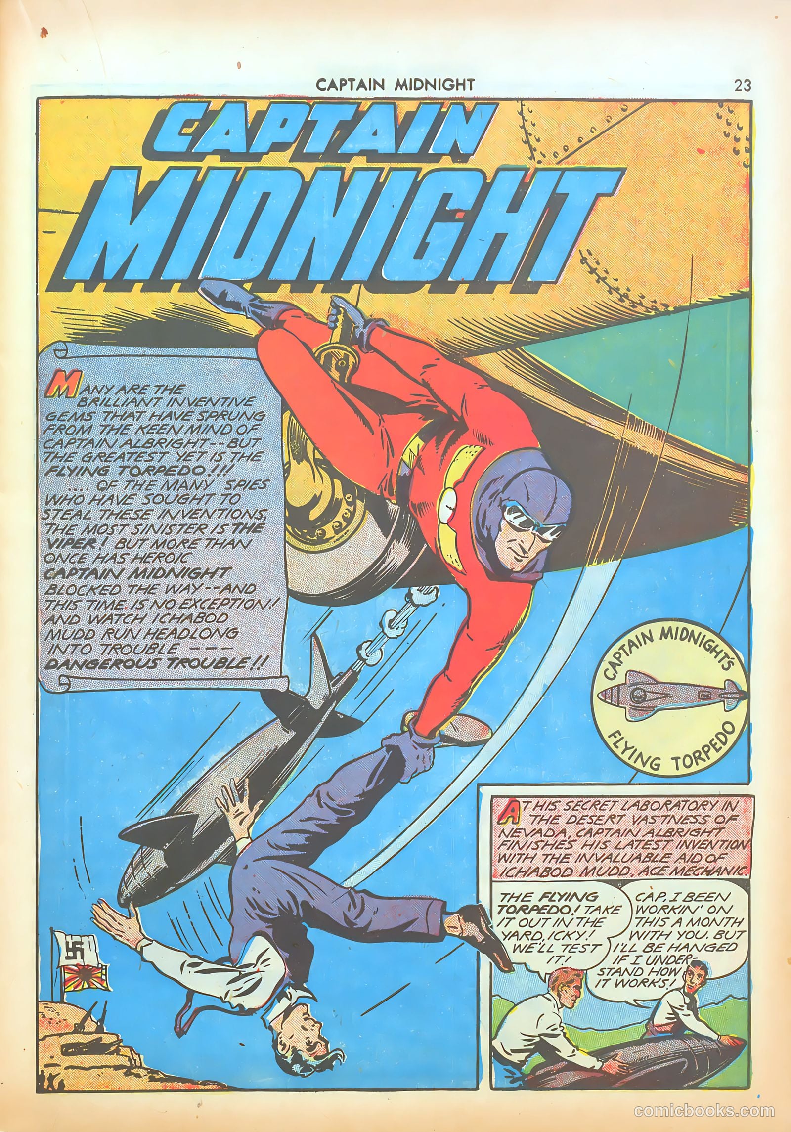 Captain Midnight #8 (1943) — page 23 of 68