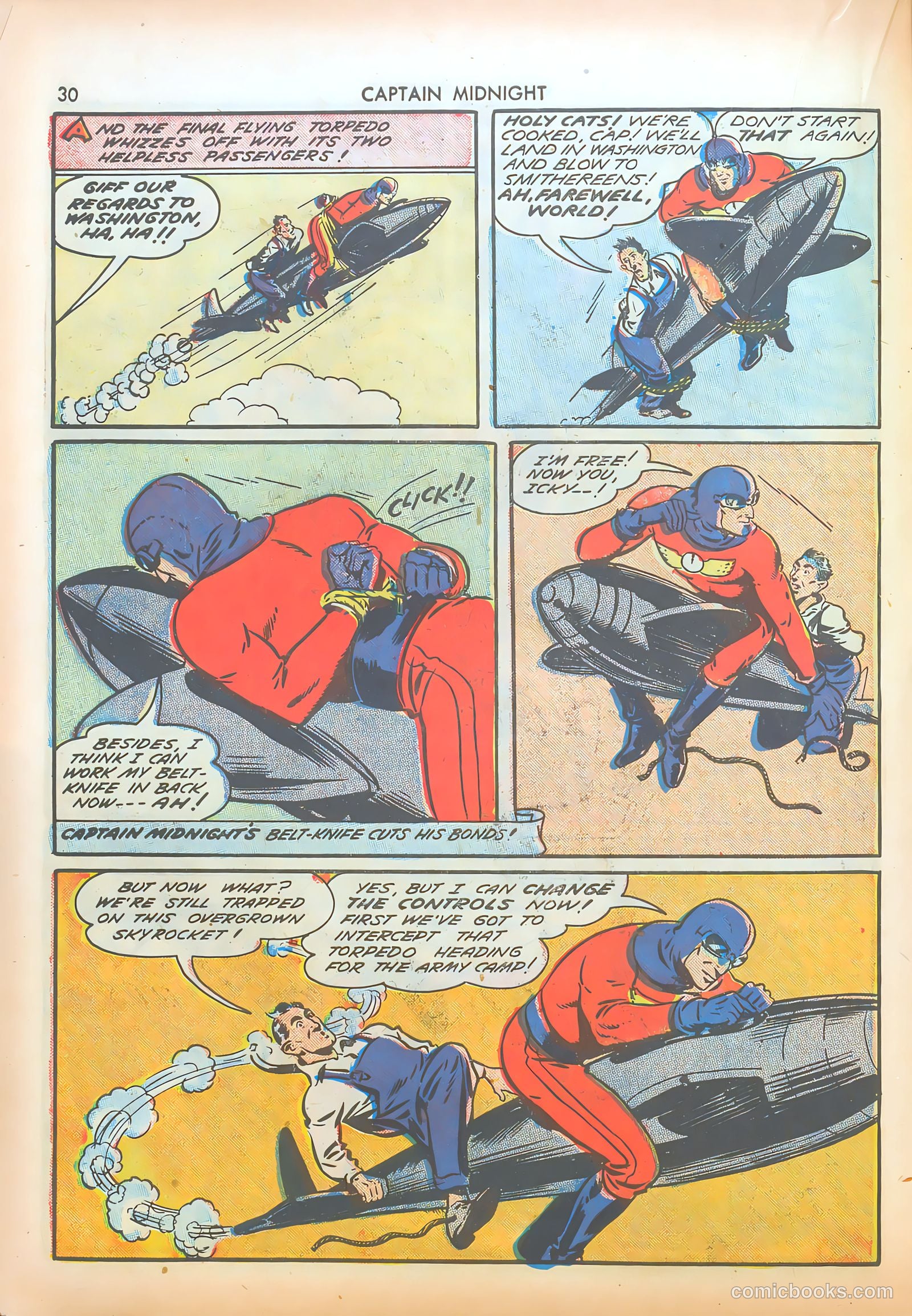 Captain Midnight #8 (1943) — page 30 of 68