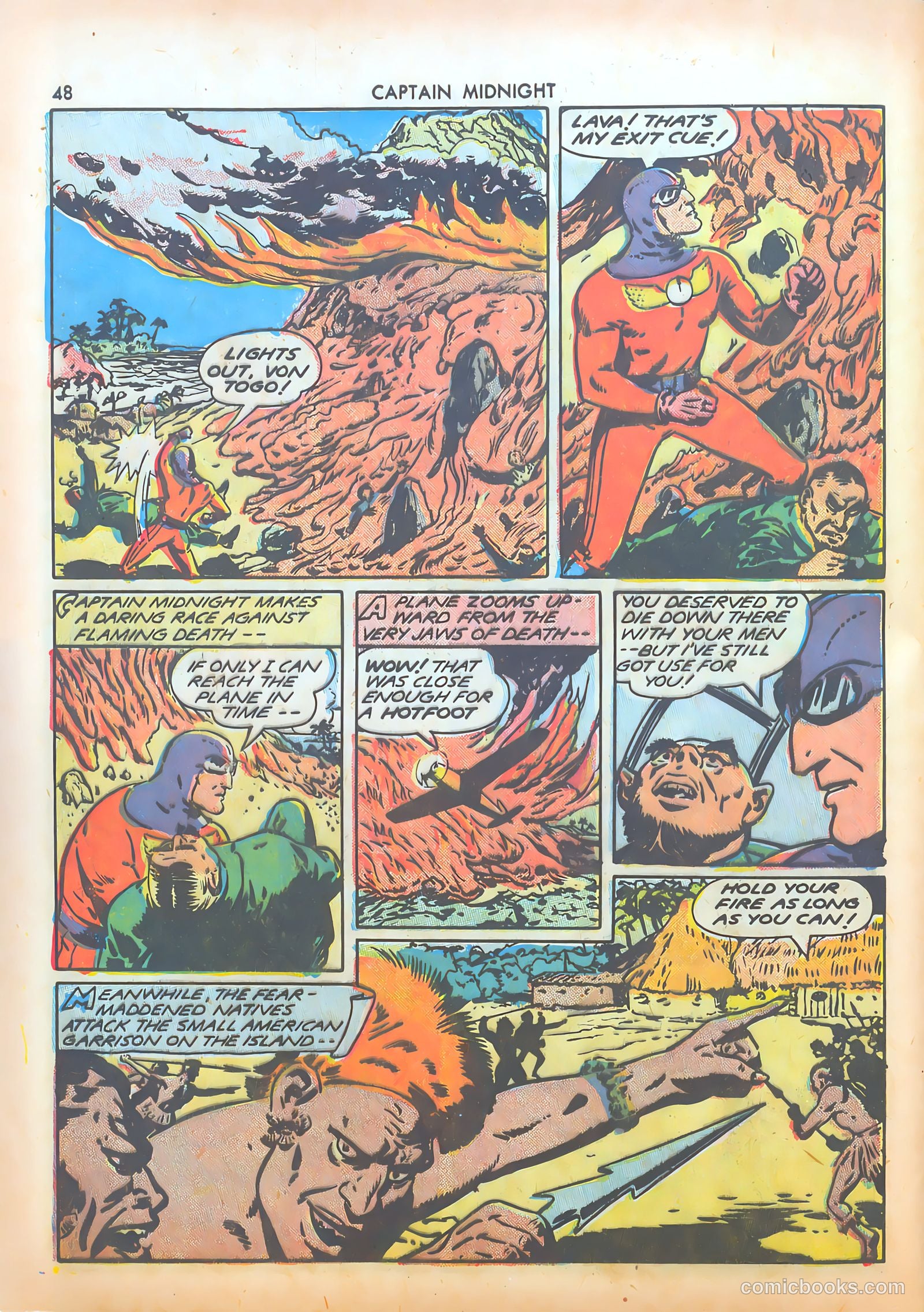 Captain Midnight #8 (1943) — page 48 of 68