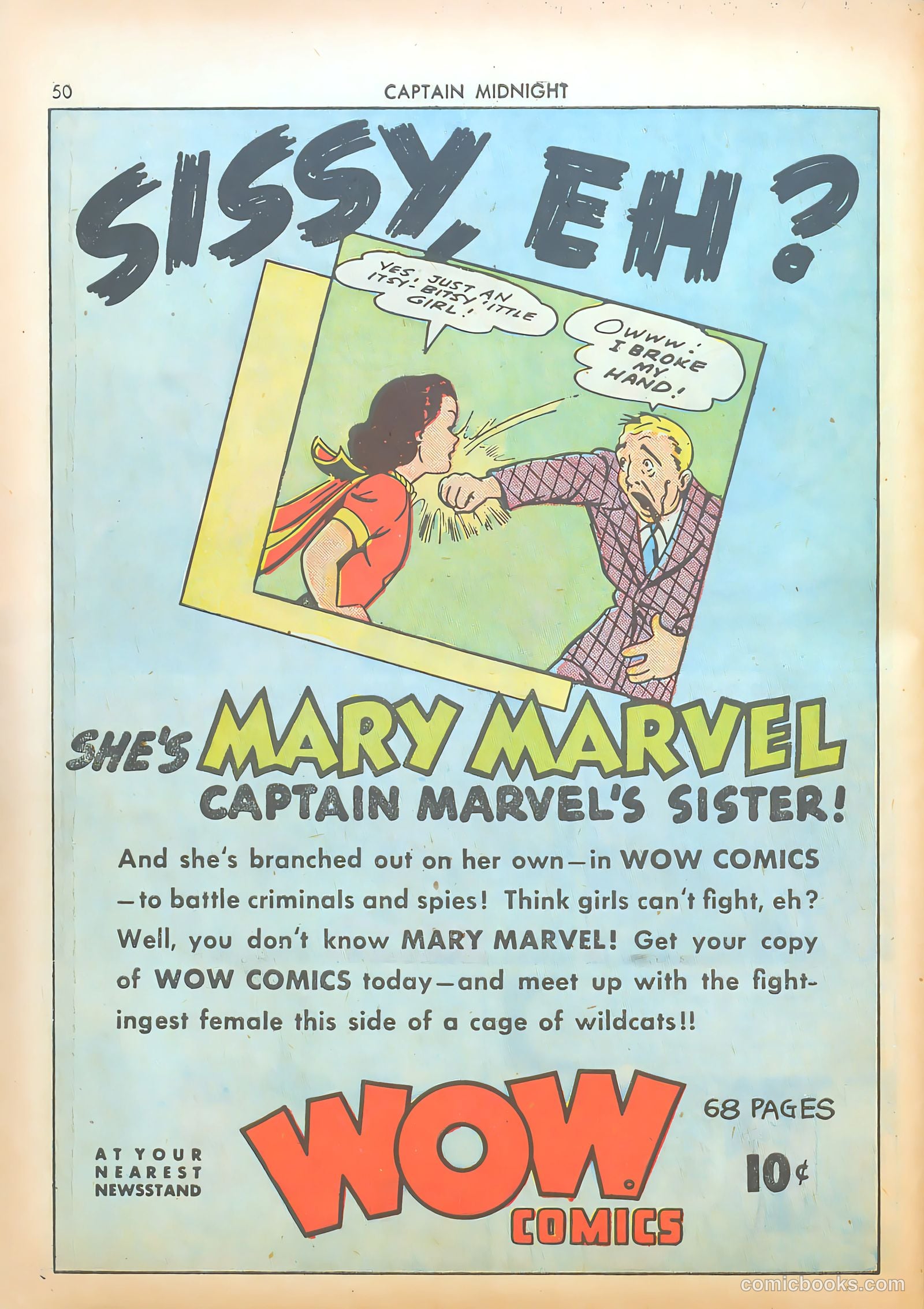 Captain Midnight #8 (1943) — page 50 of 68