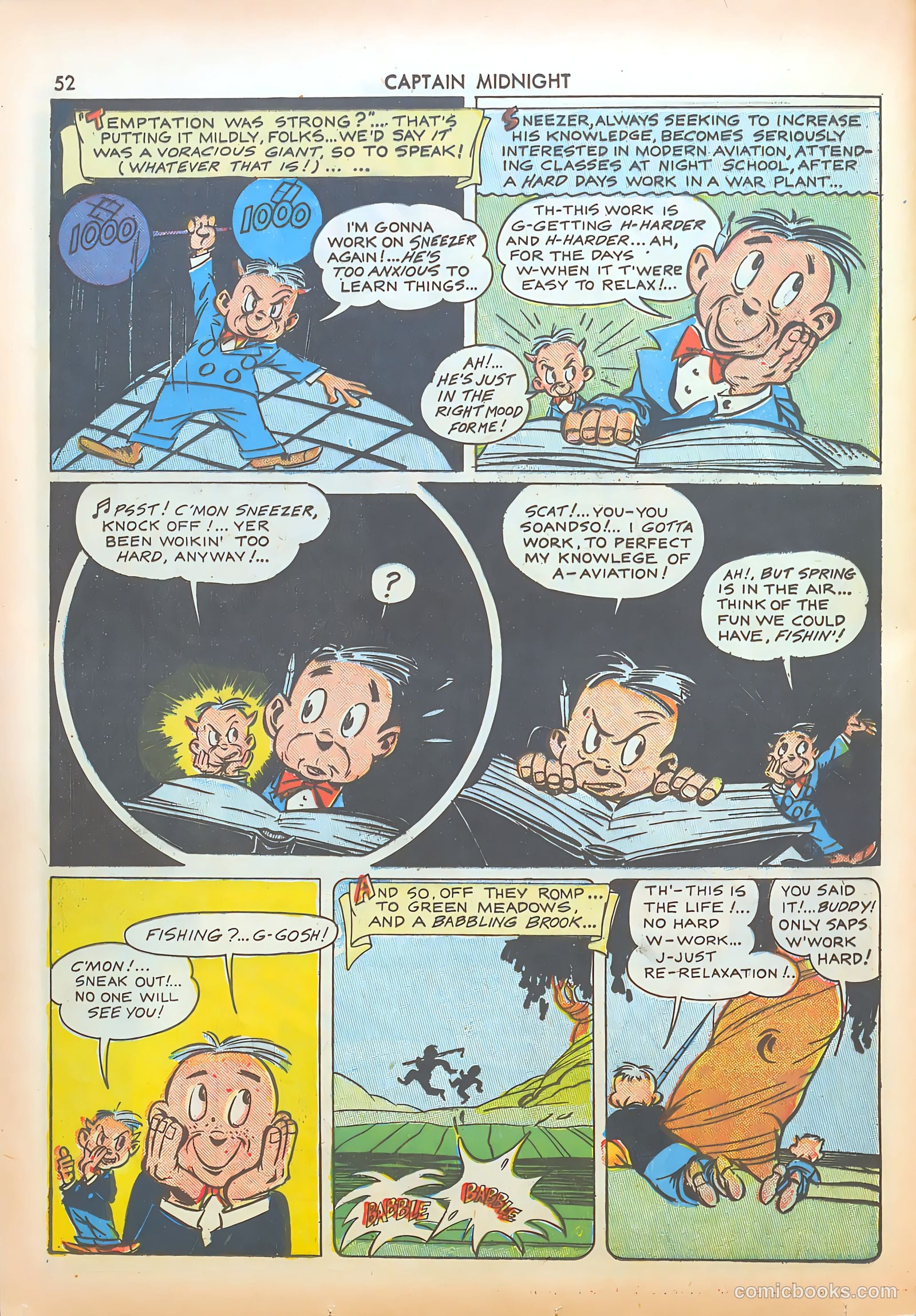 Captain Midnight #8 (1943) — page 52 of 68