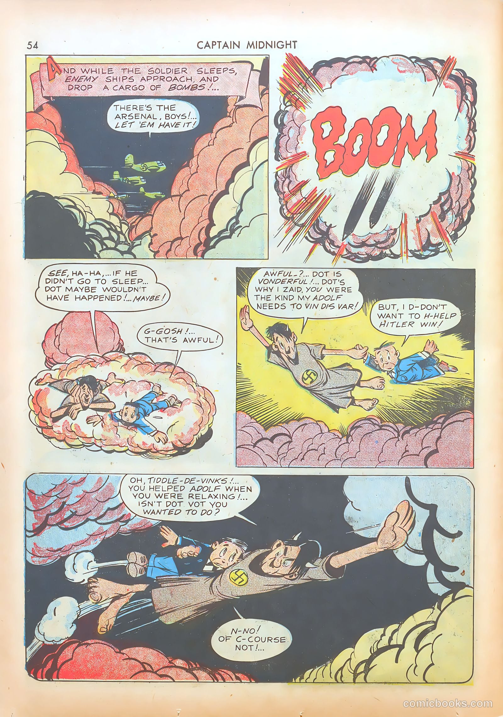 Captain Midnight #8 (1943) — page 54 of 68