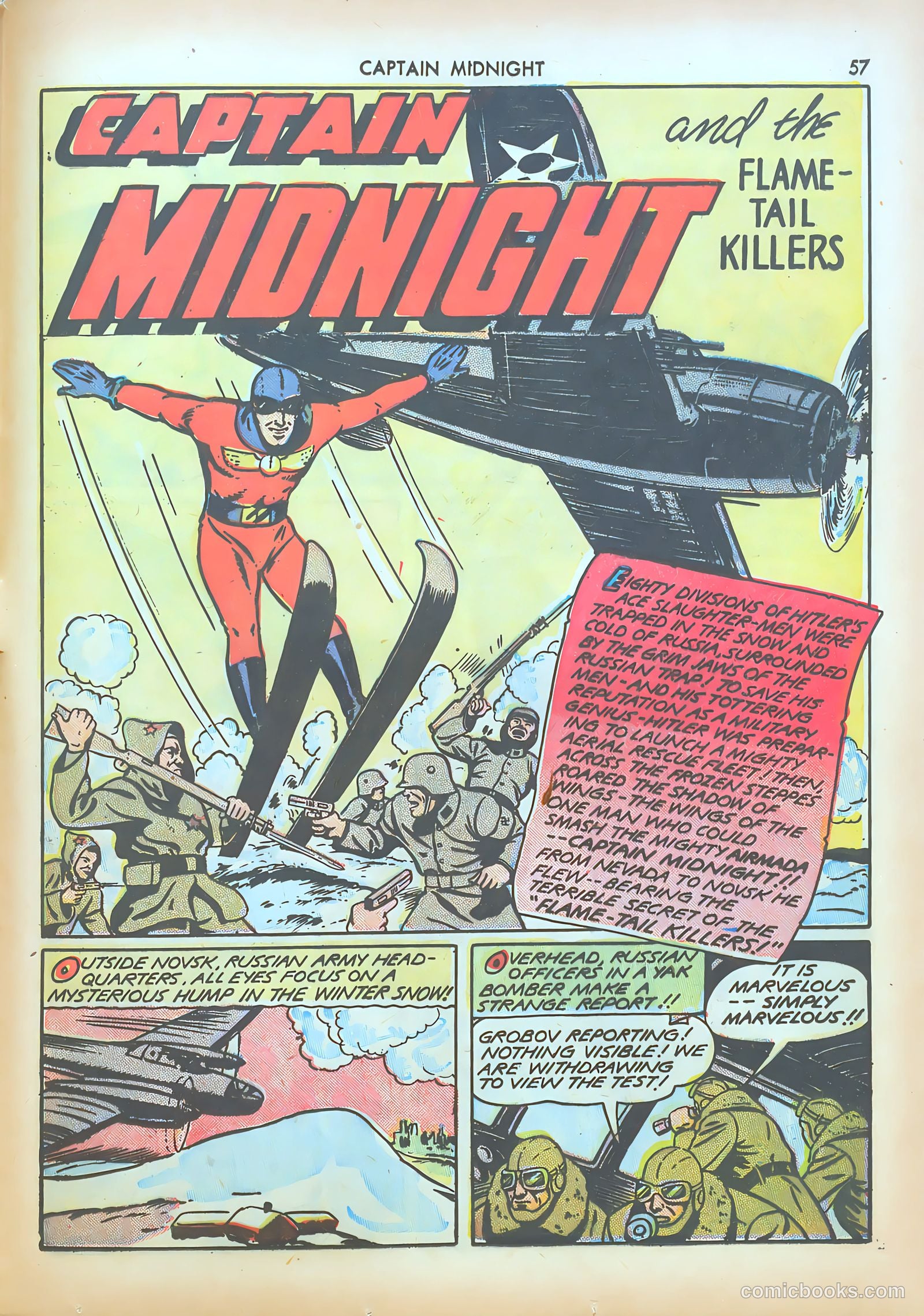 Captain Midnight #8 (1943) — page 57 of 68